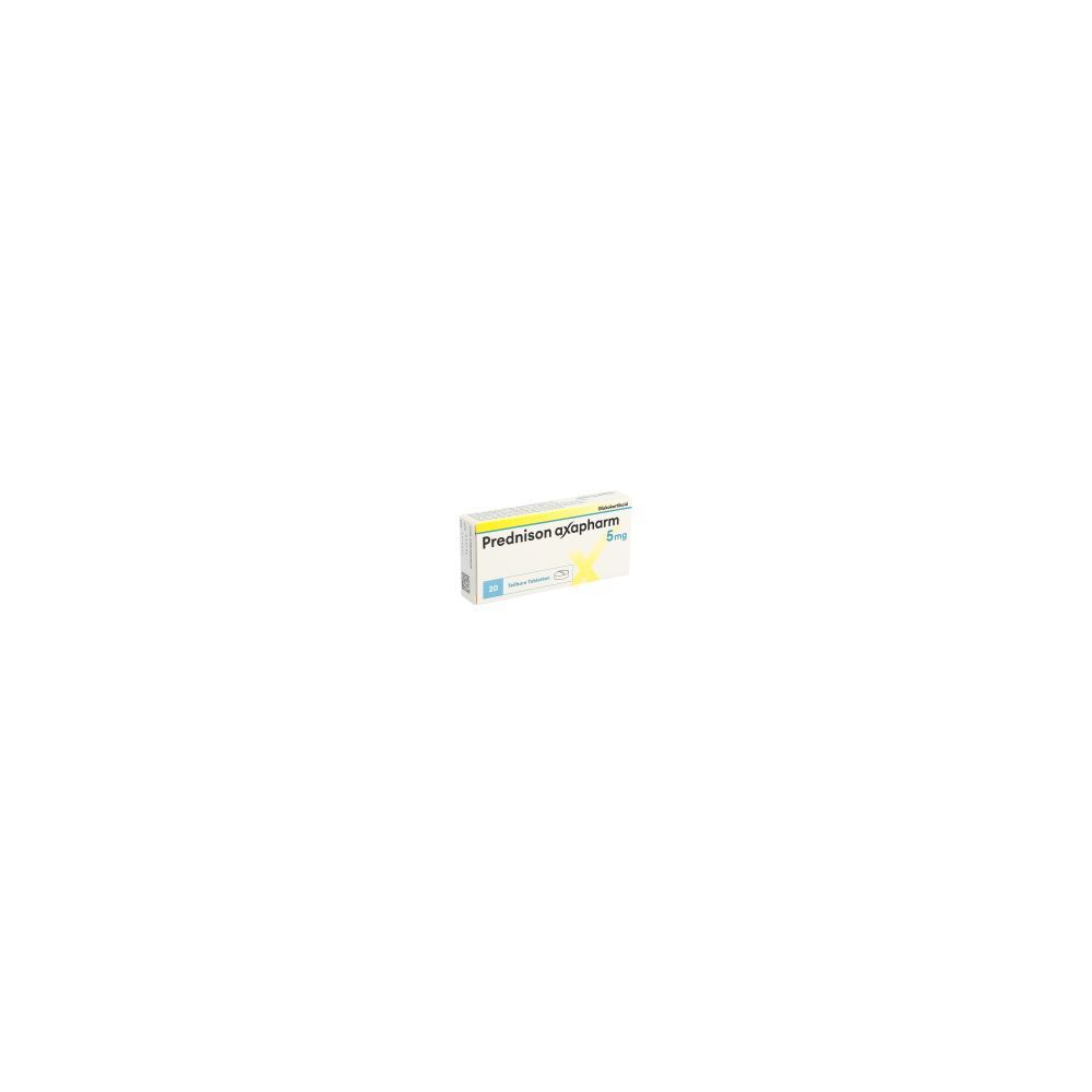 PREDNISON axapharm Tabl 5 mg 20 Stk