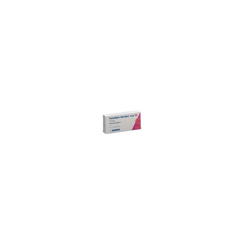 FELODIPIN Sandoz eco Ret Tabl 10 mg 20 Stk
