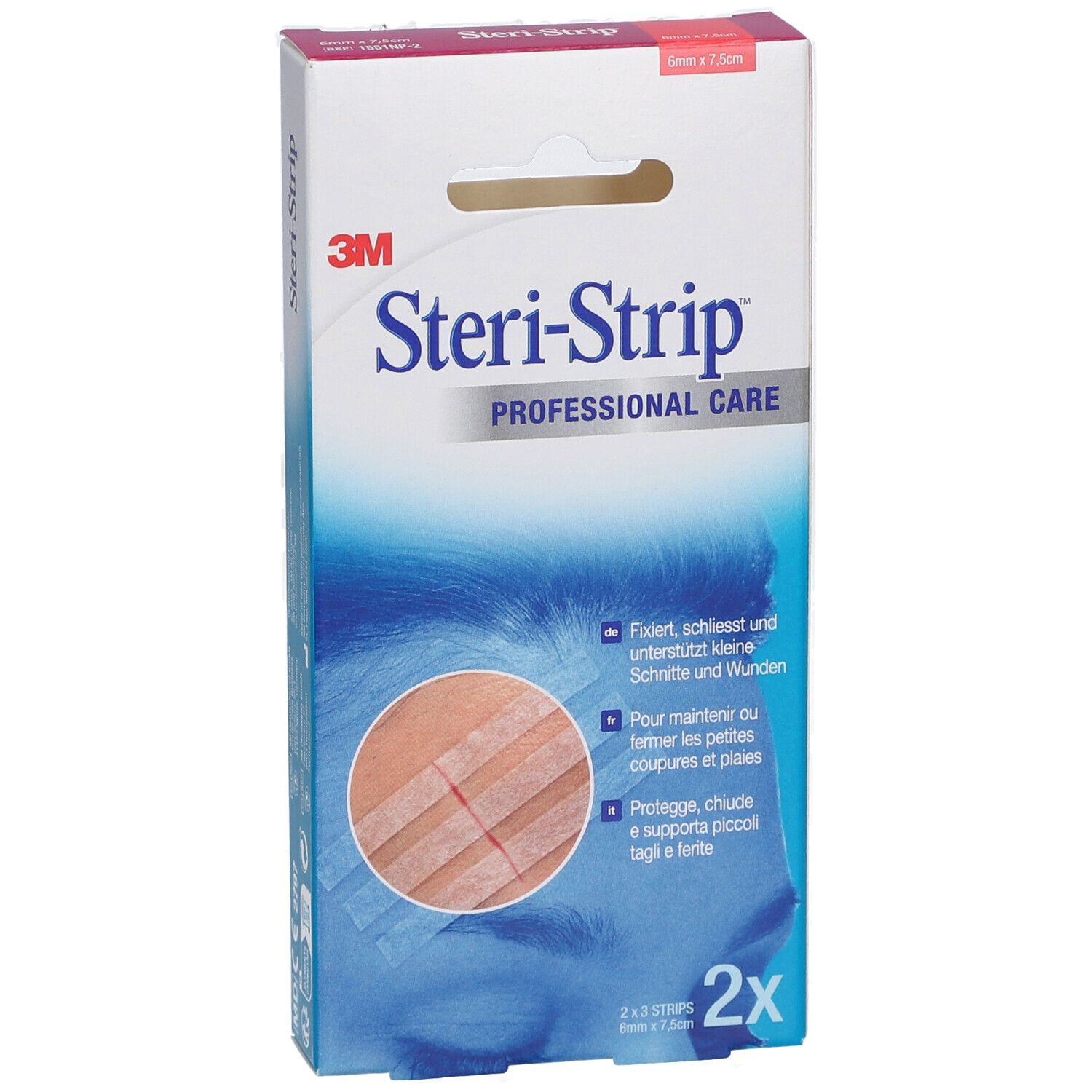 3M Steri-Strip™ Sutures Cutanées Adhésives Stériles 6 x 75 mm Chair