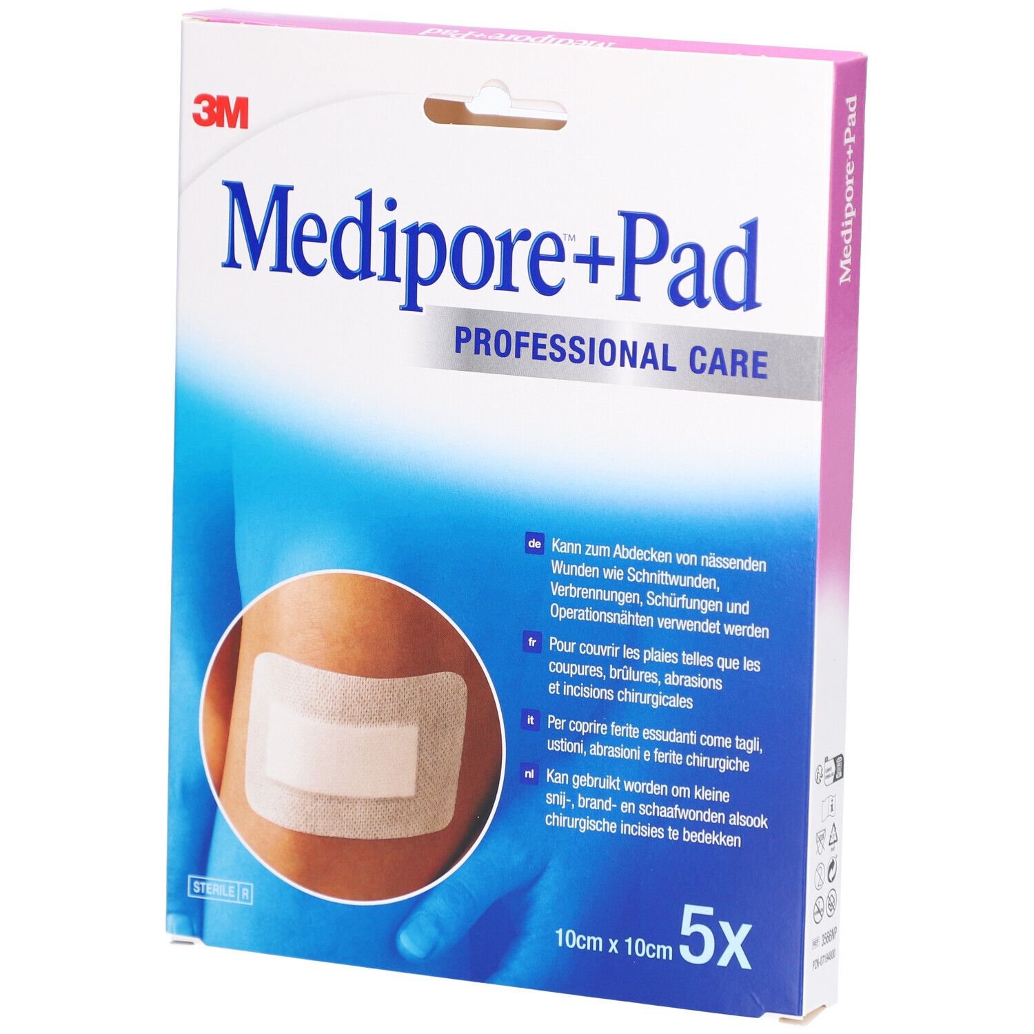3M Medipore + Pad Steriler Wundverband mit Wundauflage 10 x 10 cm
