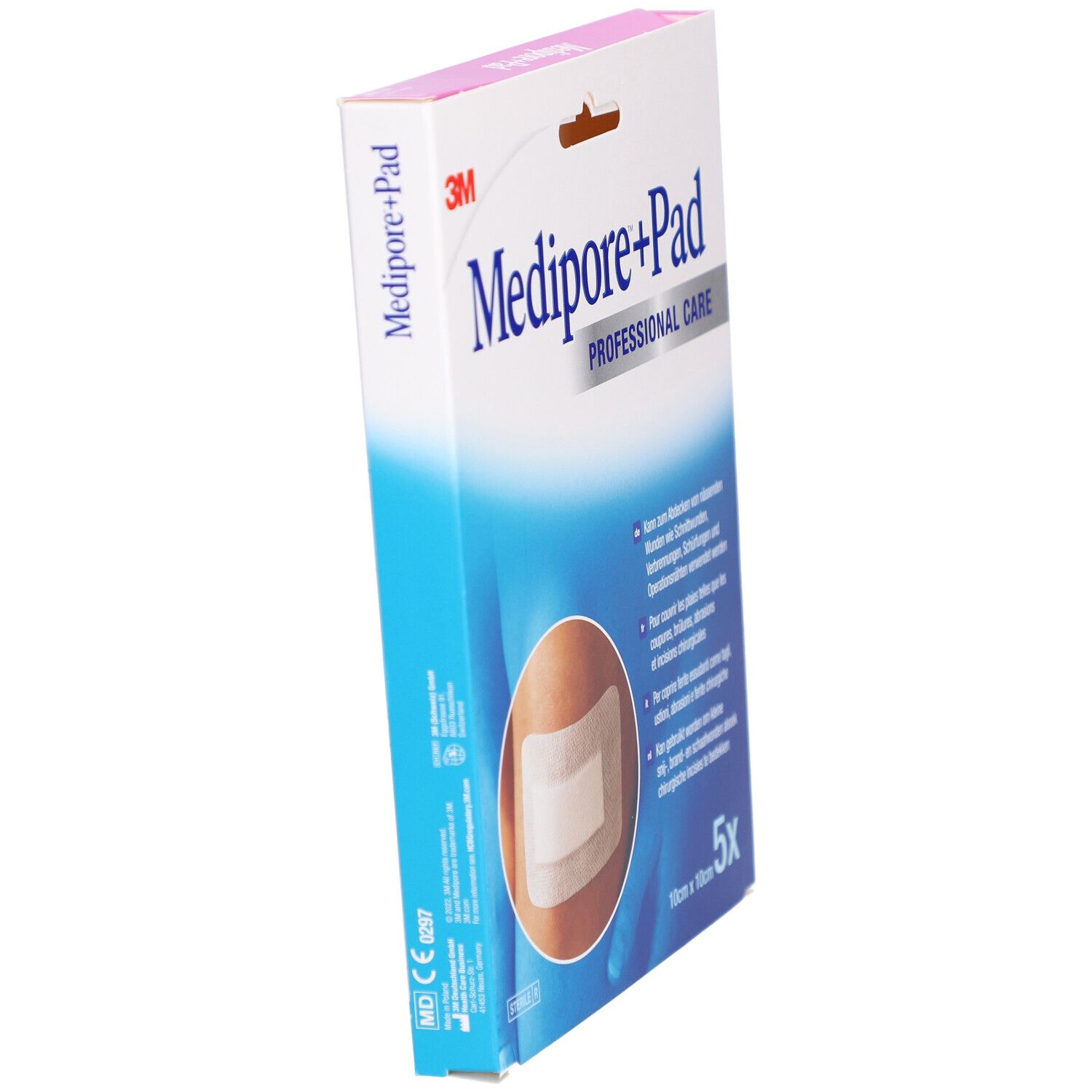 3M Medipore + Pad Steriler Wundverband mit Wundauflage 10 x 10 cm