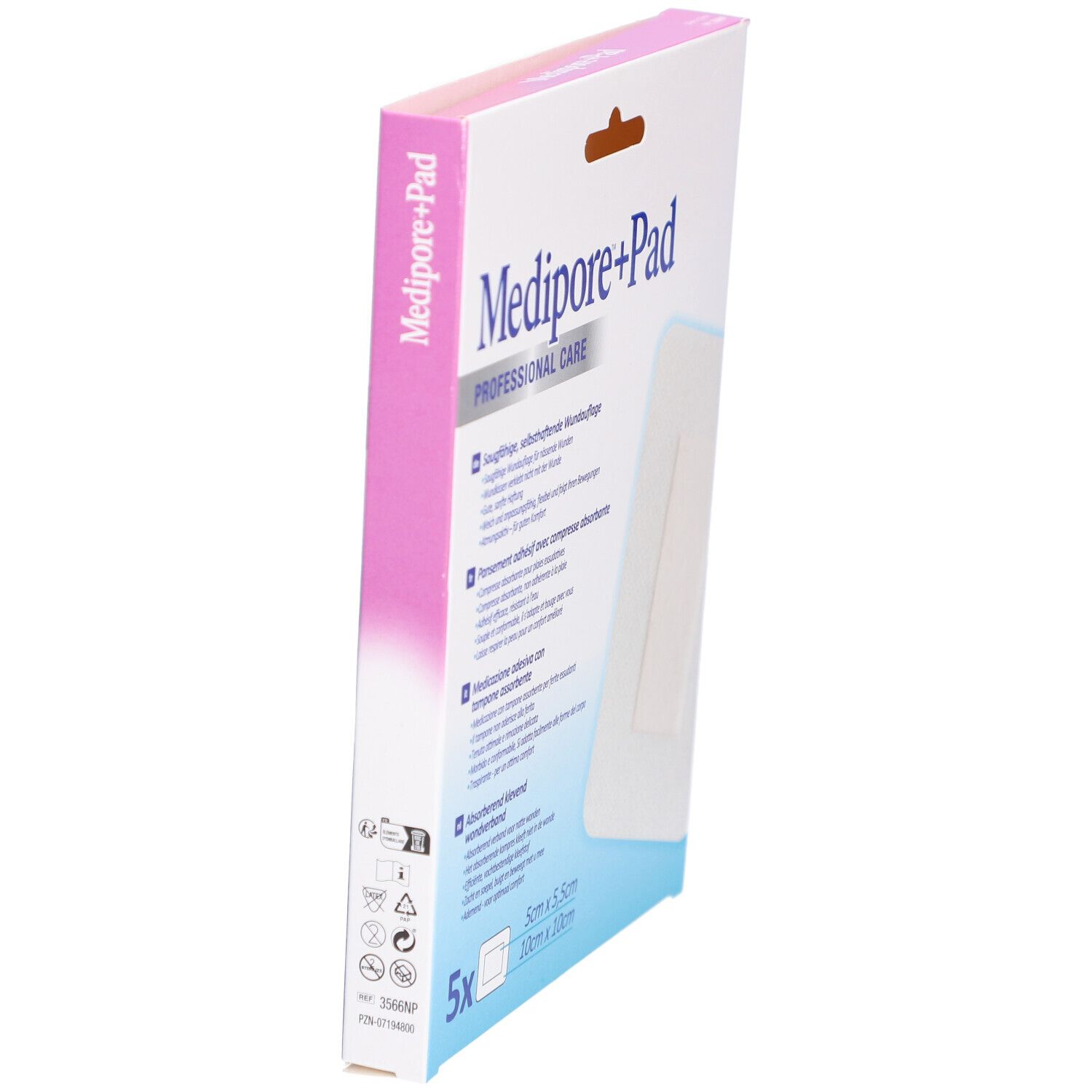 3M Medipore + Pad Steriler Wundverband mit Wundauflage 10 x 10 cm