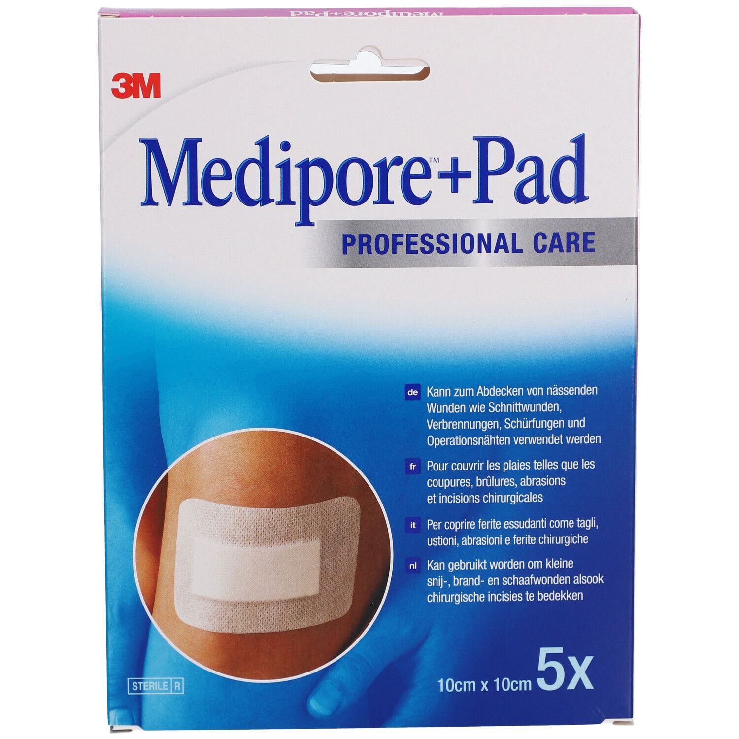 3M Medipore + Pad Steriler Wundverband mit Wundauflage 10 x 10 cm