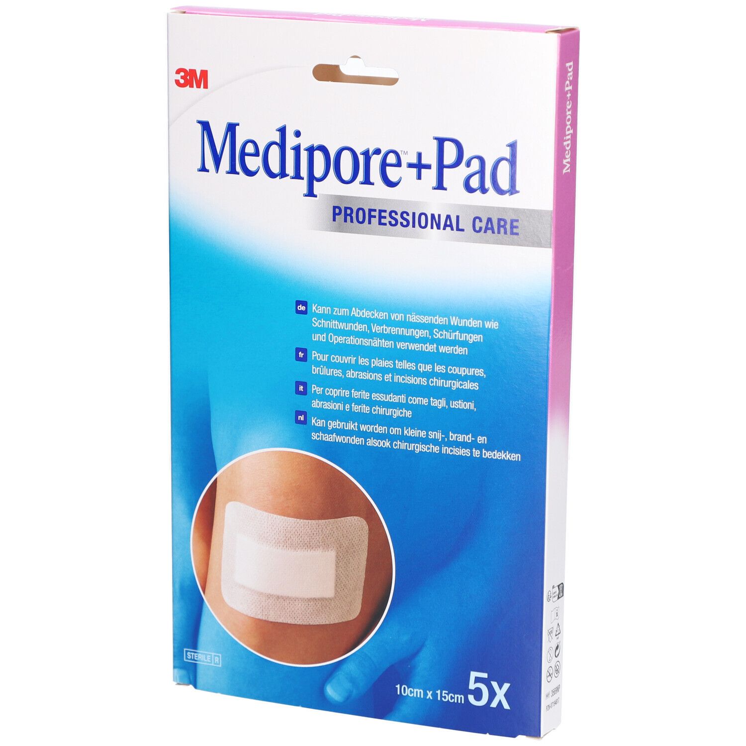 3M Medipore+Pad Pansement adhésif avec compresse absorbante 10 x 15 cm