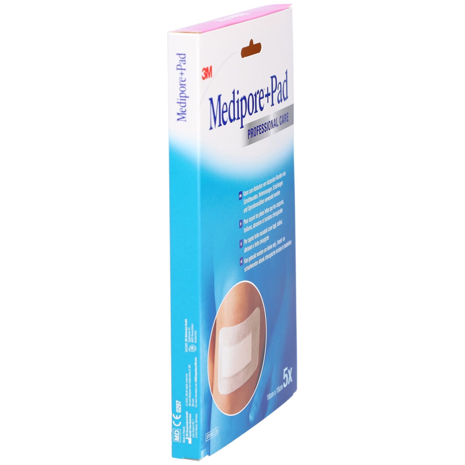 3M Medipore+Pad Pansement adhésif avec compresse absorbante 10 x 15 cm