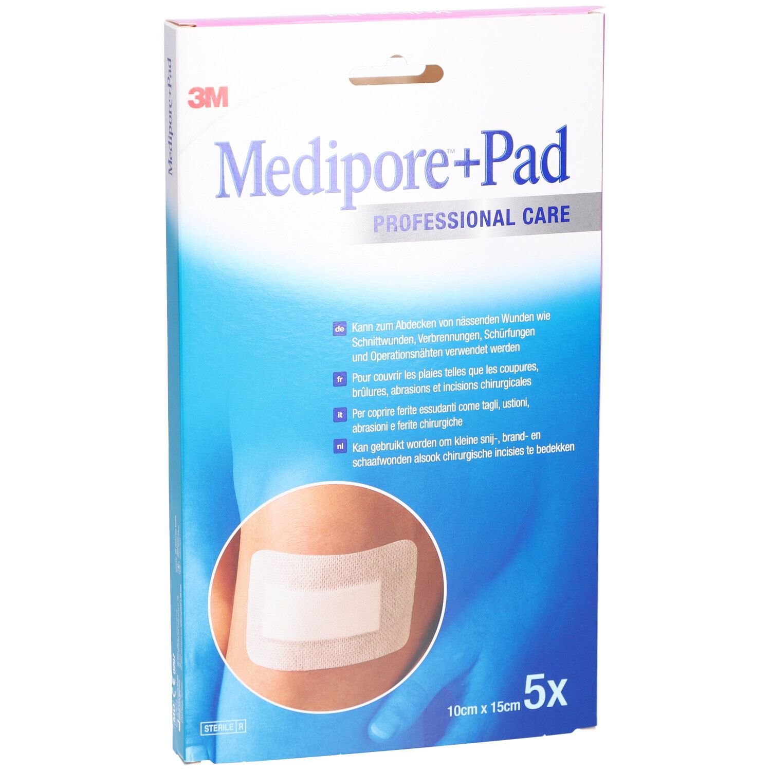3M Medipore+Pad Pansement adhésif avec compresse absorbante 10 x 15 cm