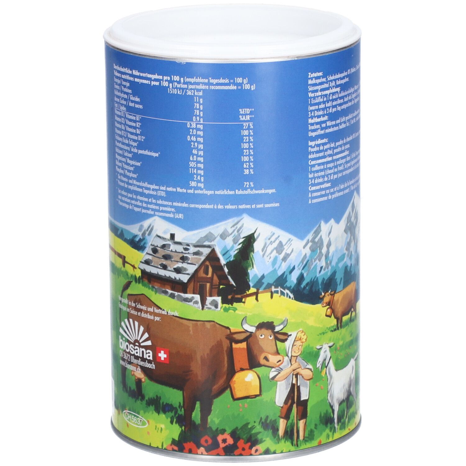 BIOSANA Molke Gran Chocolat Ds 500 g