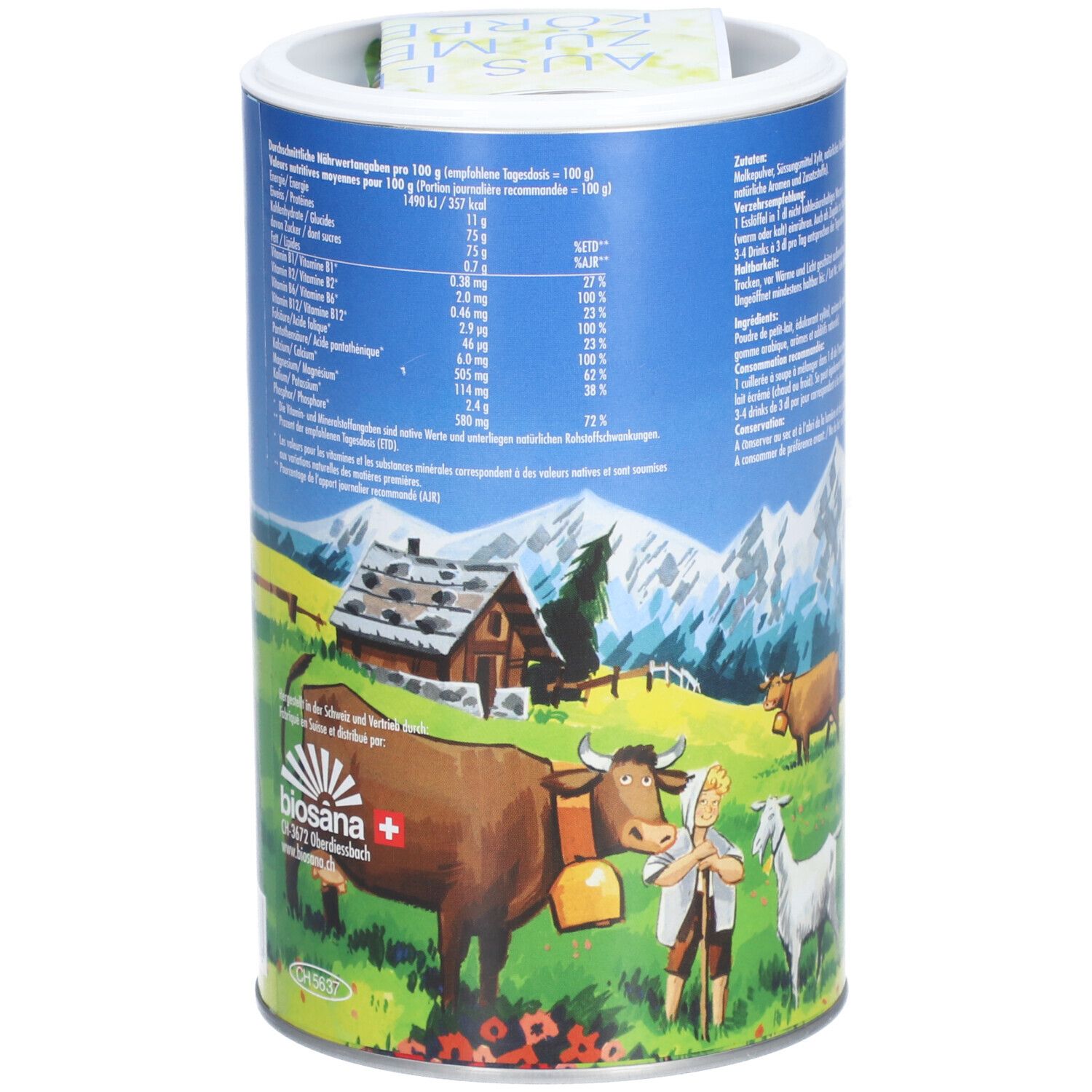 BIOSANA Petit-lait en granulés à la Vanille