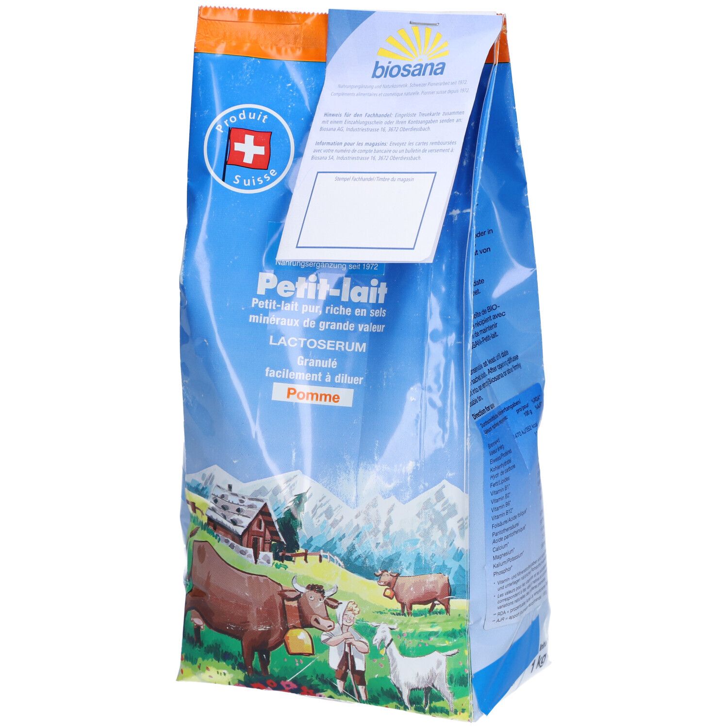 BIOSANA Molke Gran Apfel refill Btl 1 kg