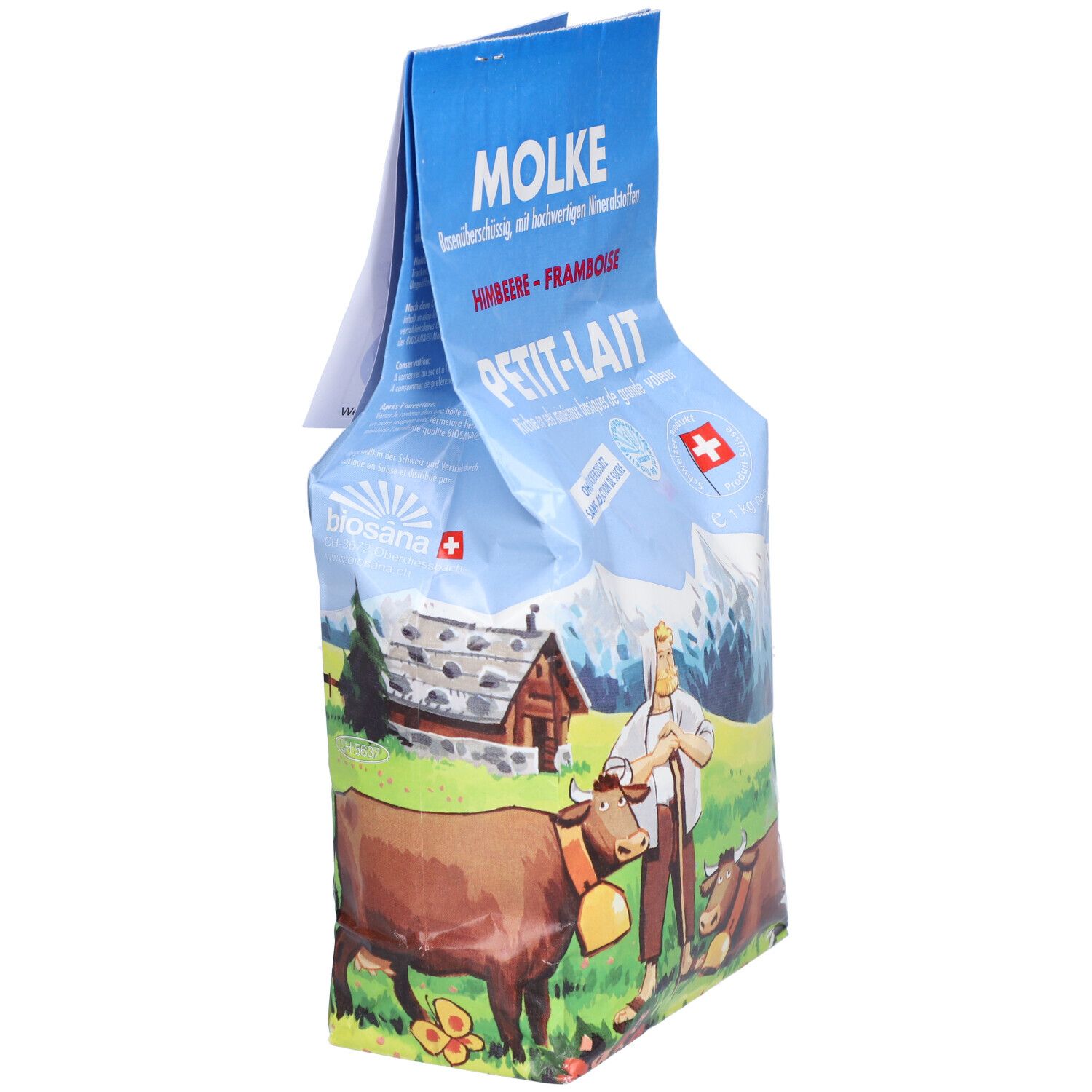 BIOSANA Molke Gran Himbeer refill Btl 1 kg