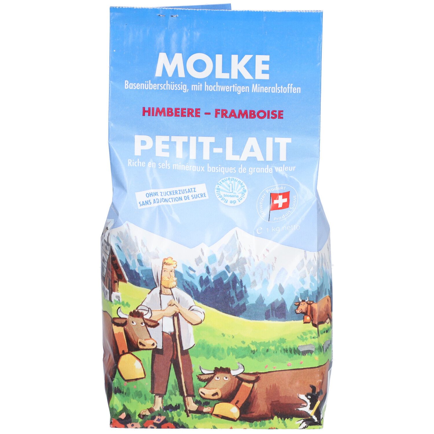 BIOSANA Molke Gran Himbeer refill Btl 1 kg