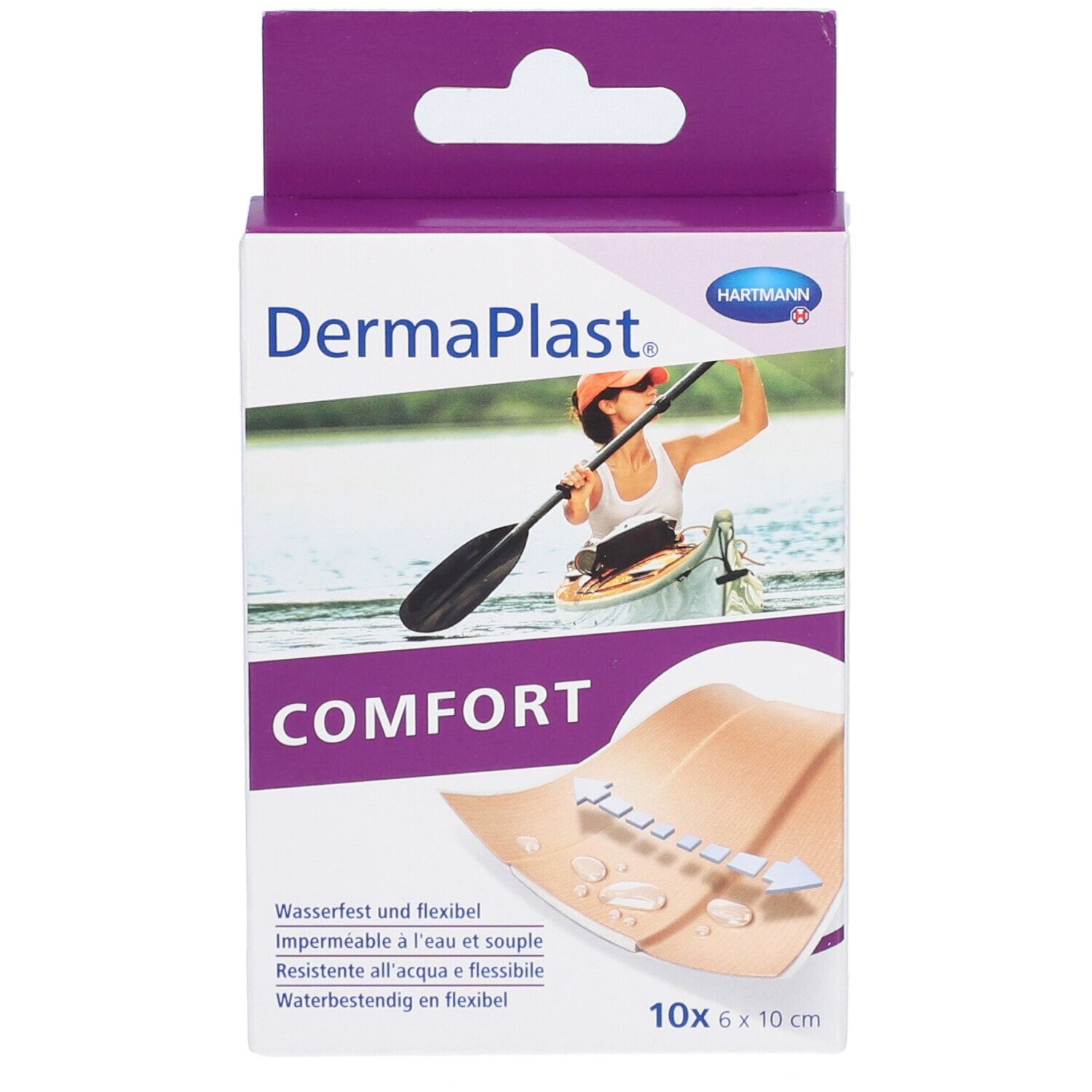 HARTMANN Dermaplast® Comfort Pansement 6 x 10 cm