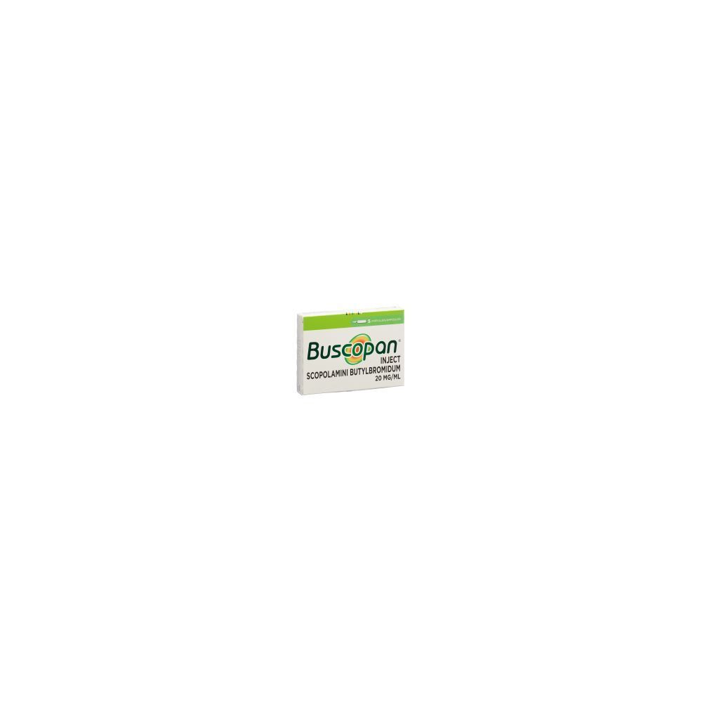 BUSCOPAN Inject Inj Lös 20 mg/ml 5 Amp 1 ml