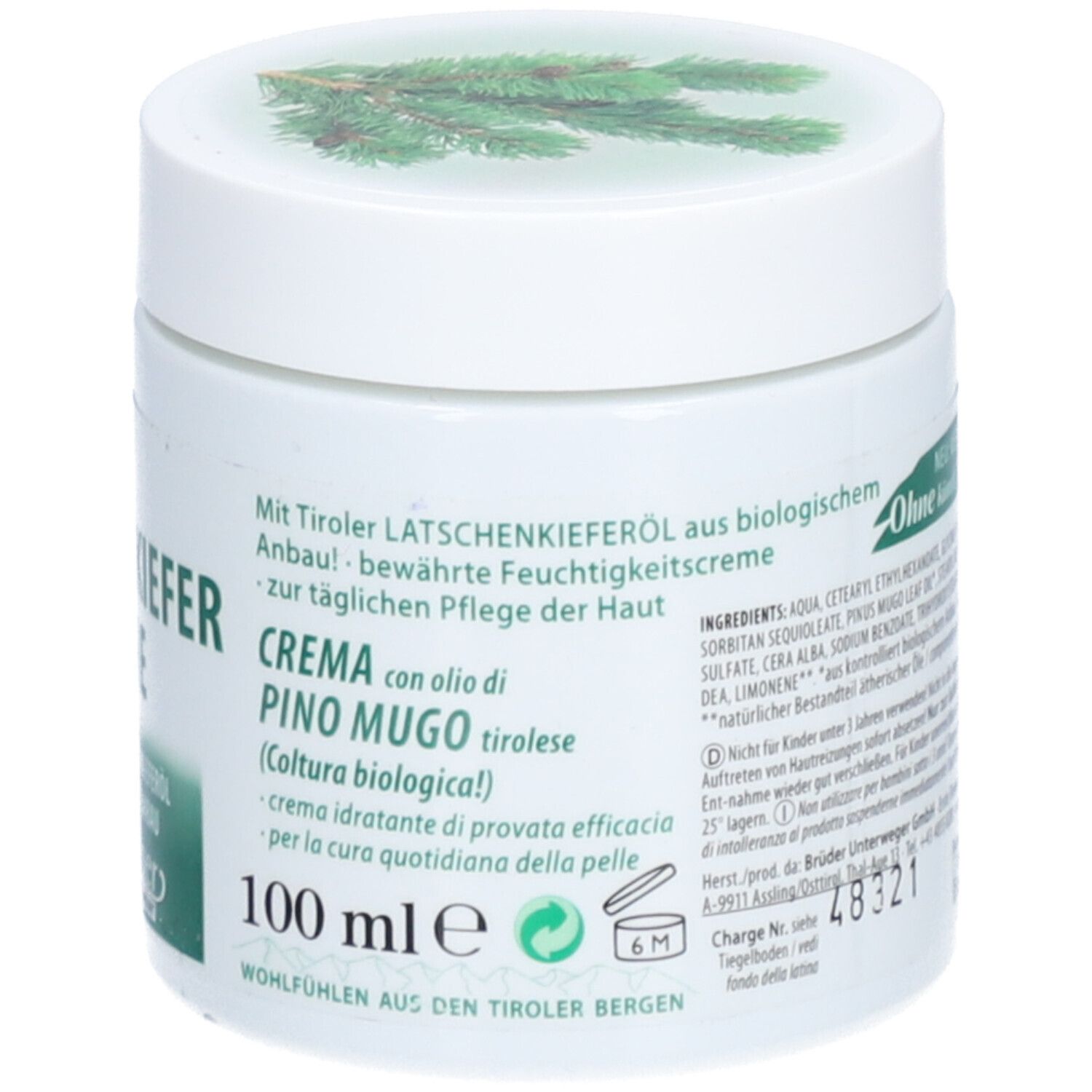Unterweger Latschenkiefer Vitalcreme