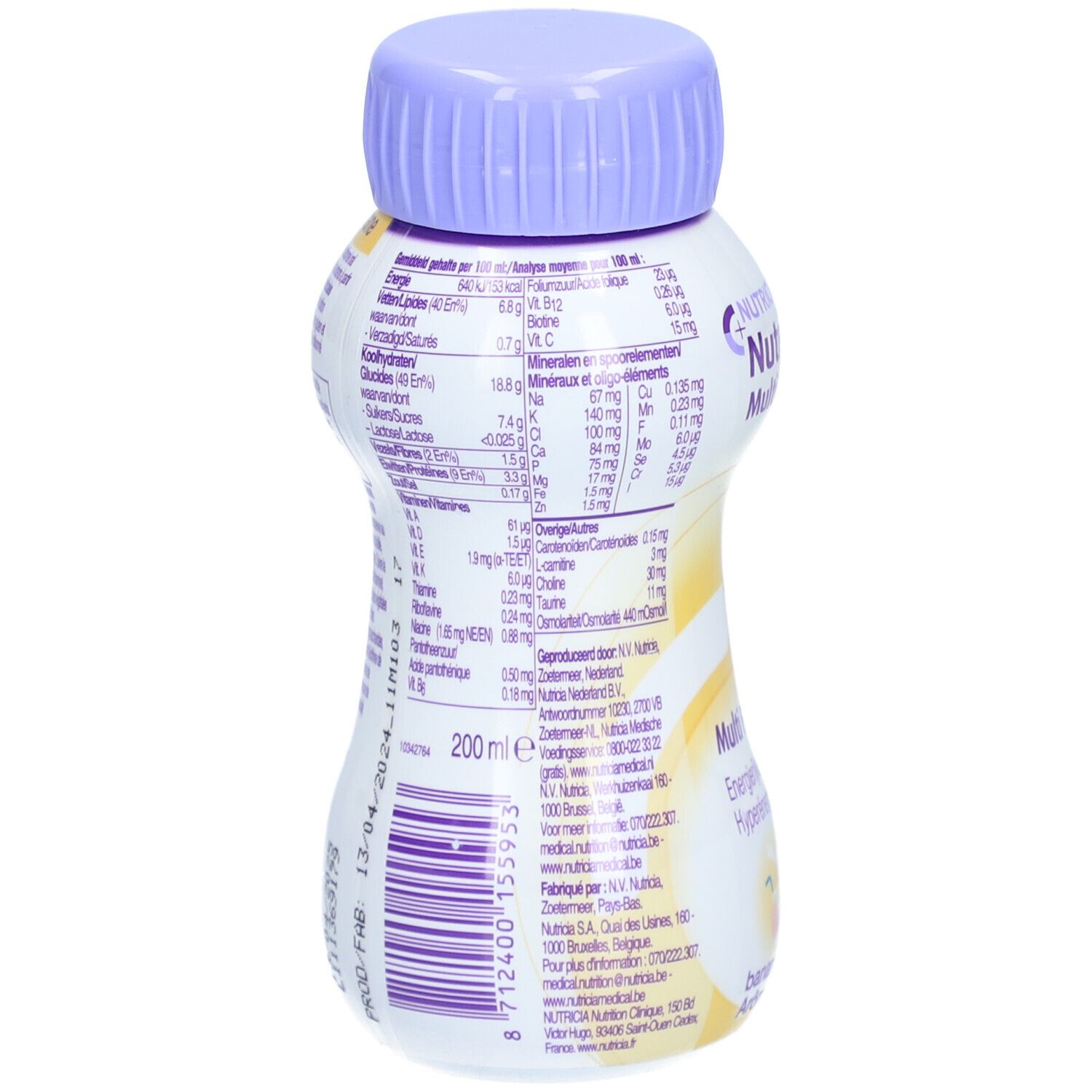 NUTRINI DRINK Multi Fibre Banane