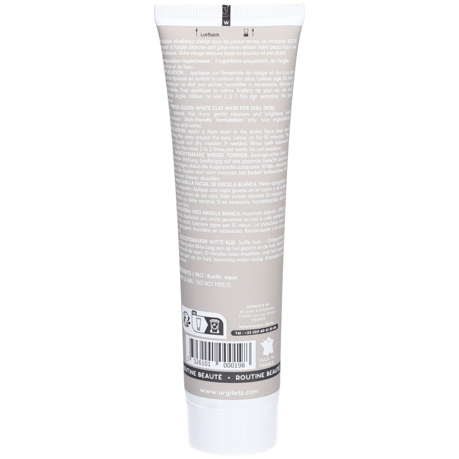 ARGILETZ Schönheitsmaske Heilerde weiss Tb 100 ml