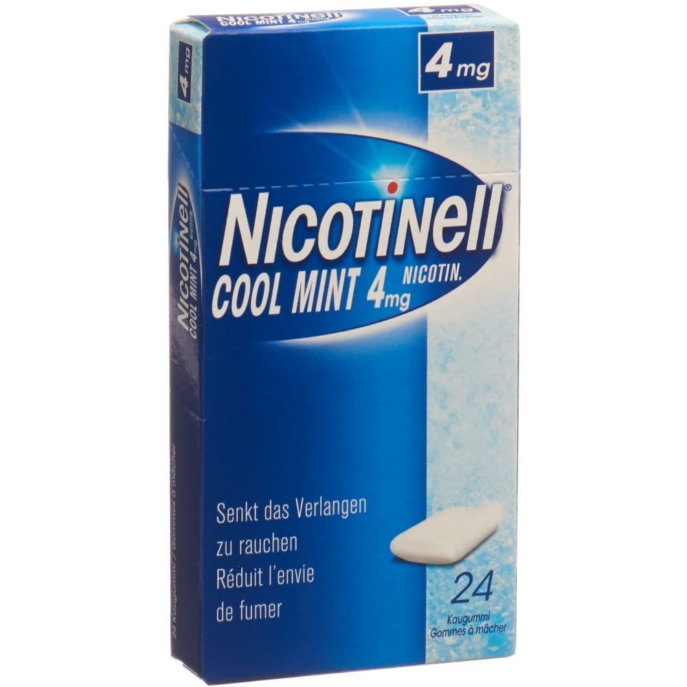 NICOTINELL Gum 4 mg cool mint 24 Stk