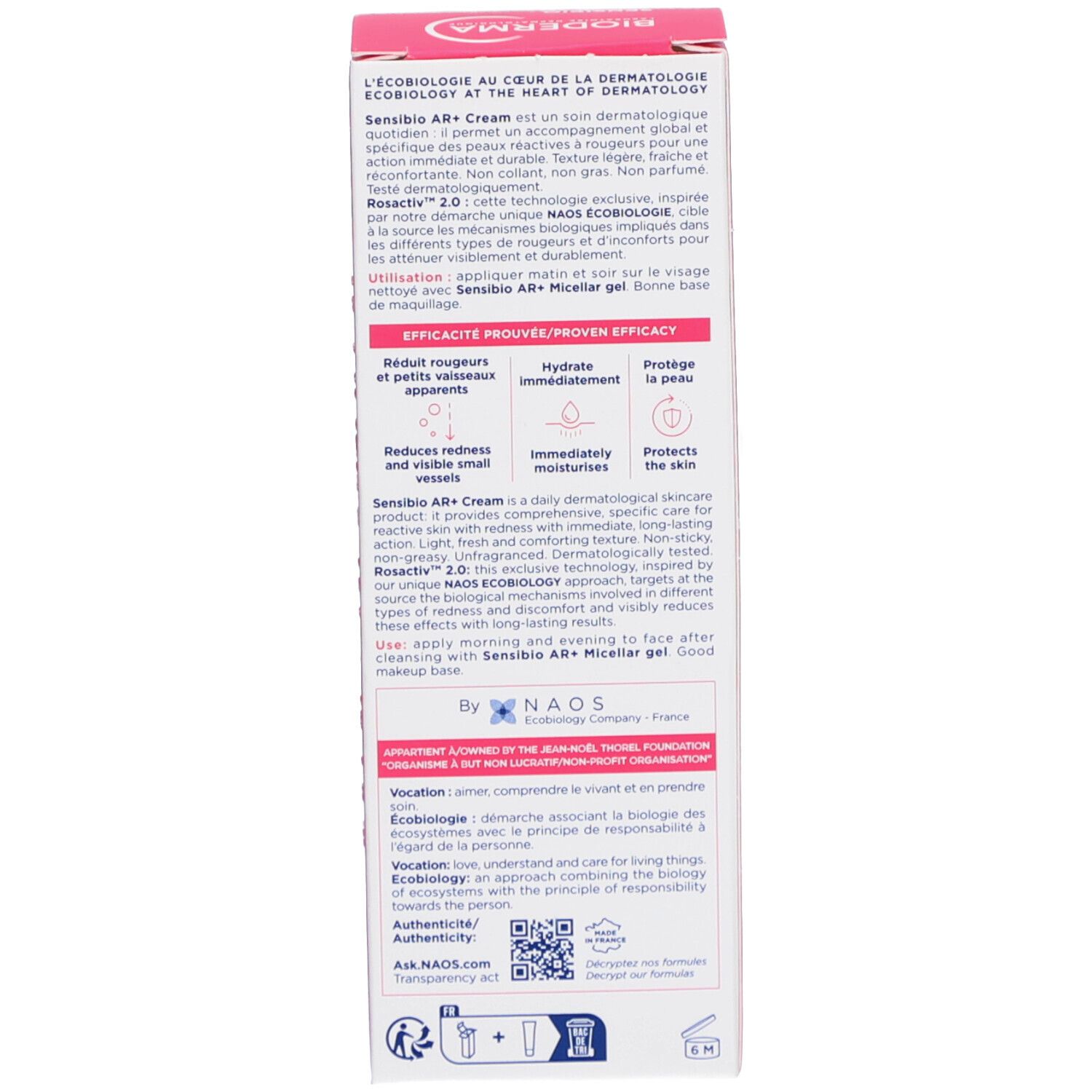 Bioderma® Sensibio AR+ Creme für empfindliche, reaktive Haut