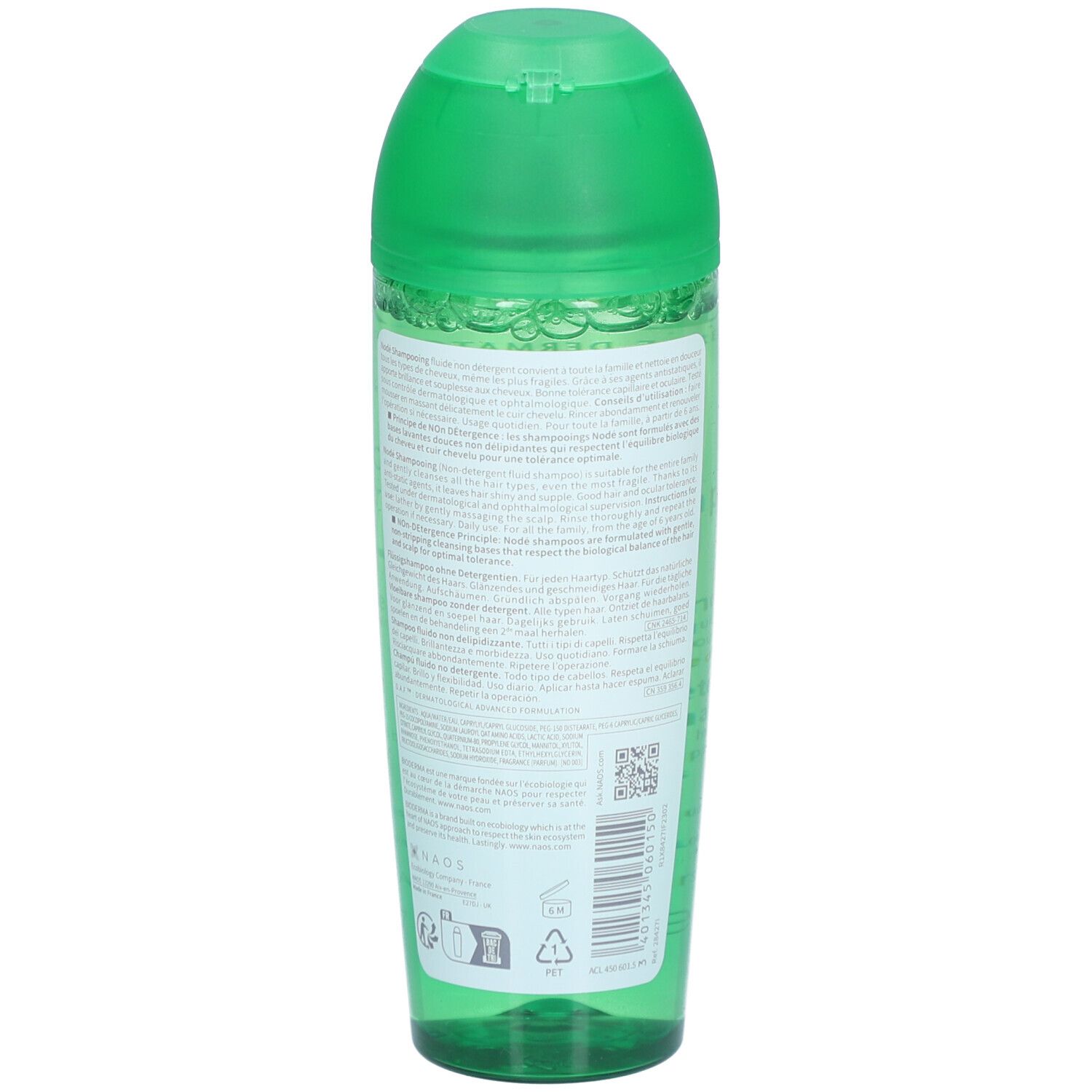 Bioderma Nodé Shampooing fluide non détergent