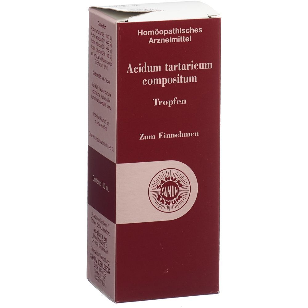 SANUM Acidum tartaricum comp Tropfen 100 ml