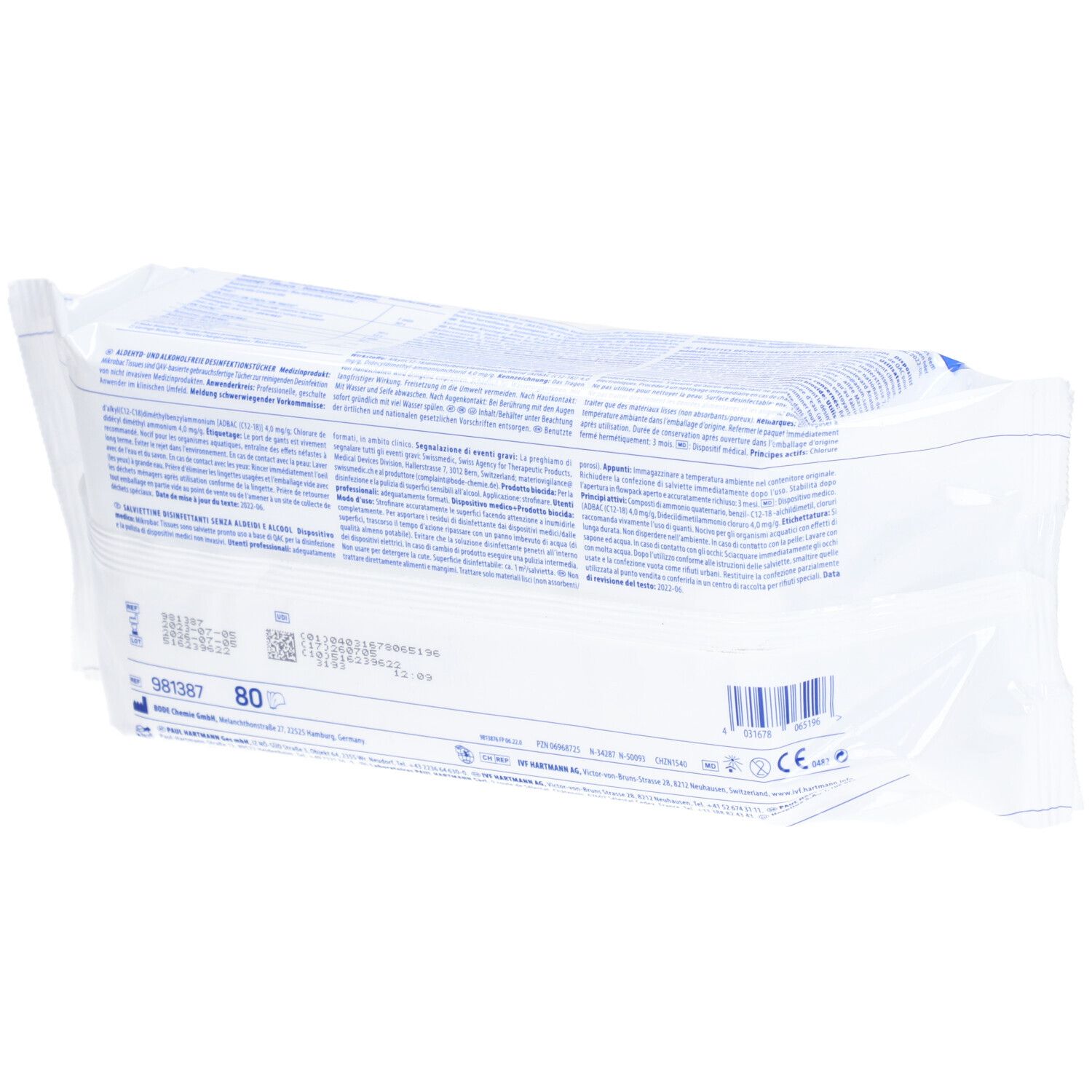 HARTMANN® Mikrobac® Lingettes