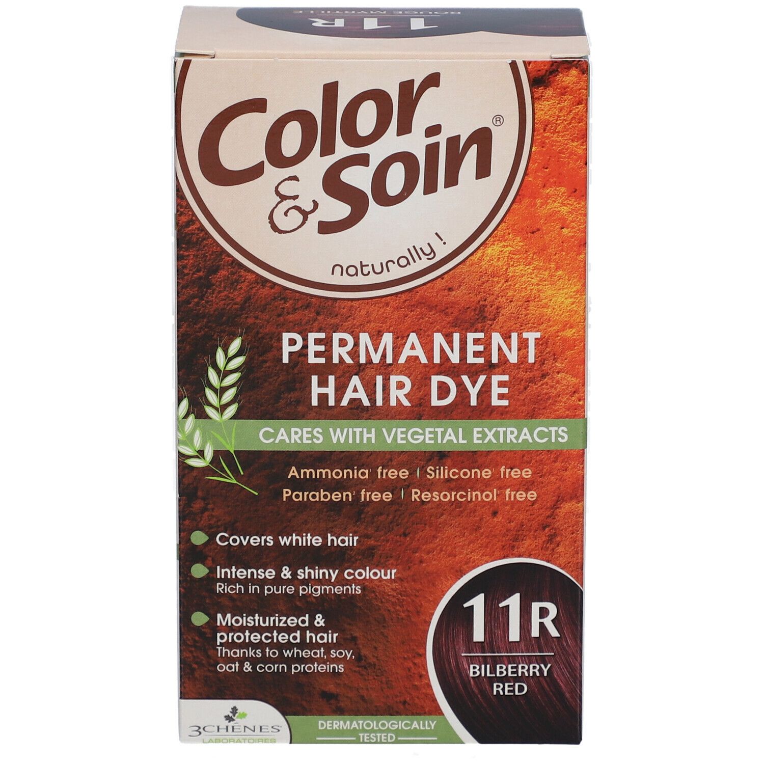 Les 3 Chênes Color & Soin® 11R rouge myrtille