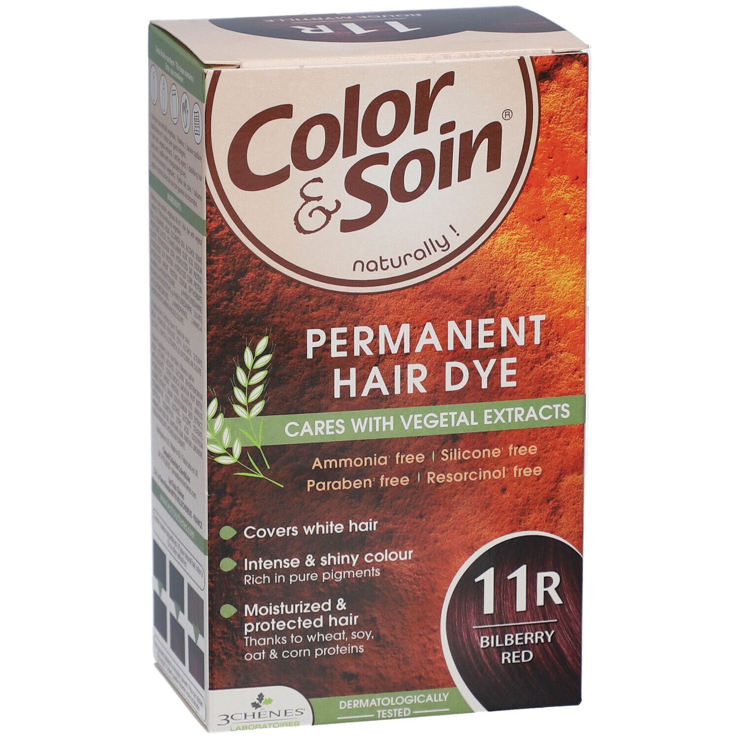 Les 3 Chênes Color & Soin® 11R rouge myrtille