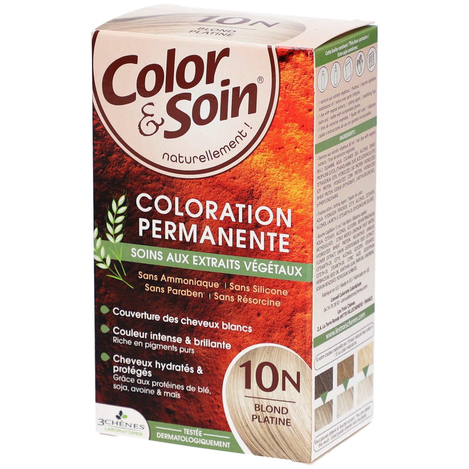 Les 3 Chênes Color & Soin 10N platinblond