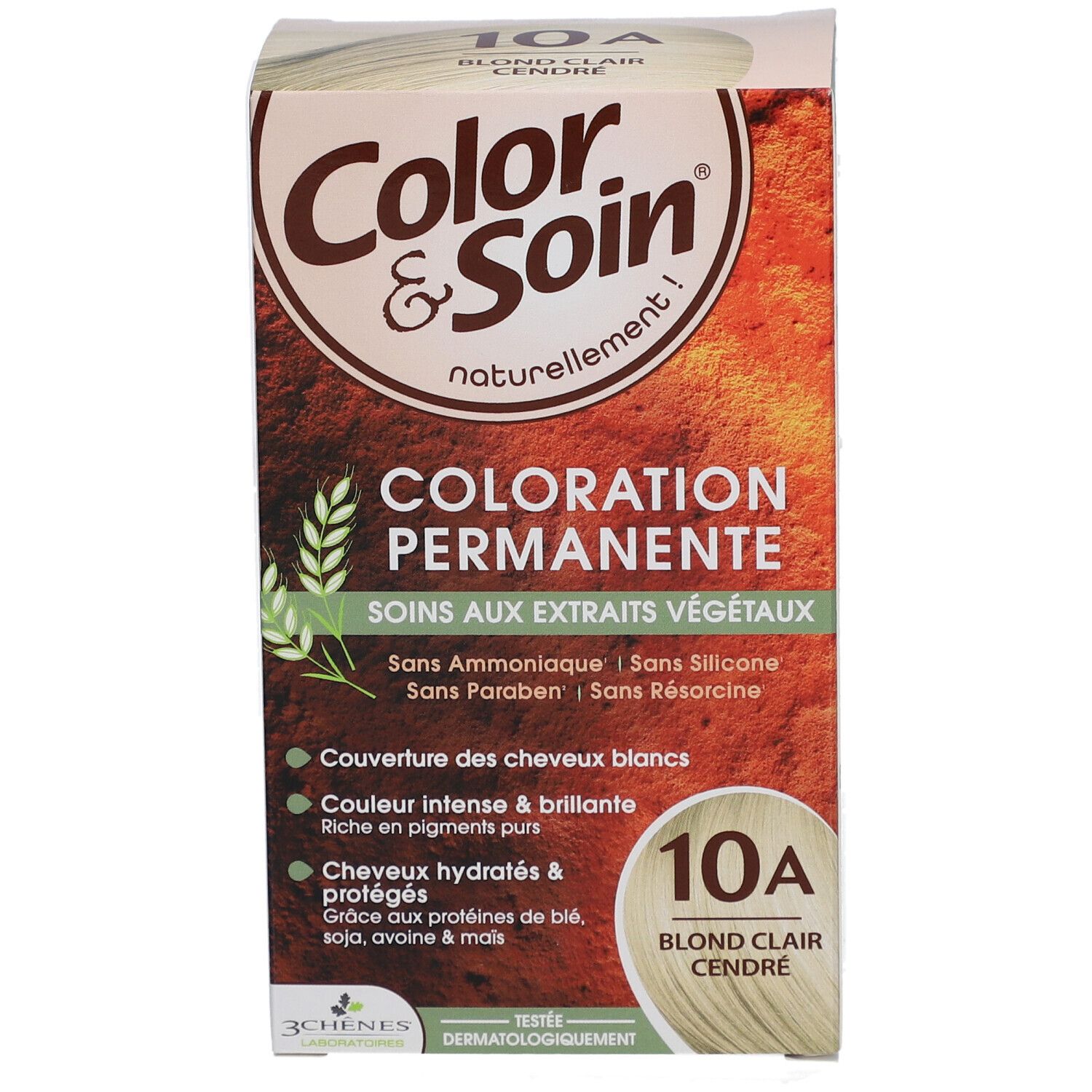Color & Soin® Dauerhafte Haarfarbe 10A Helles Aschblond