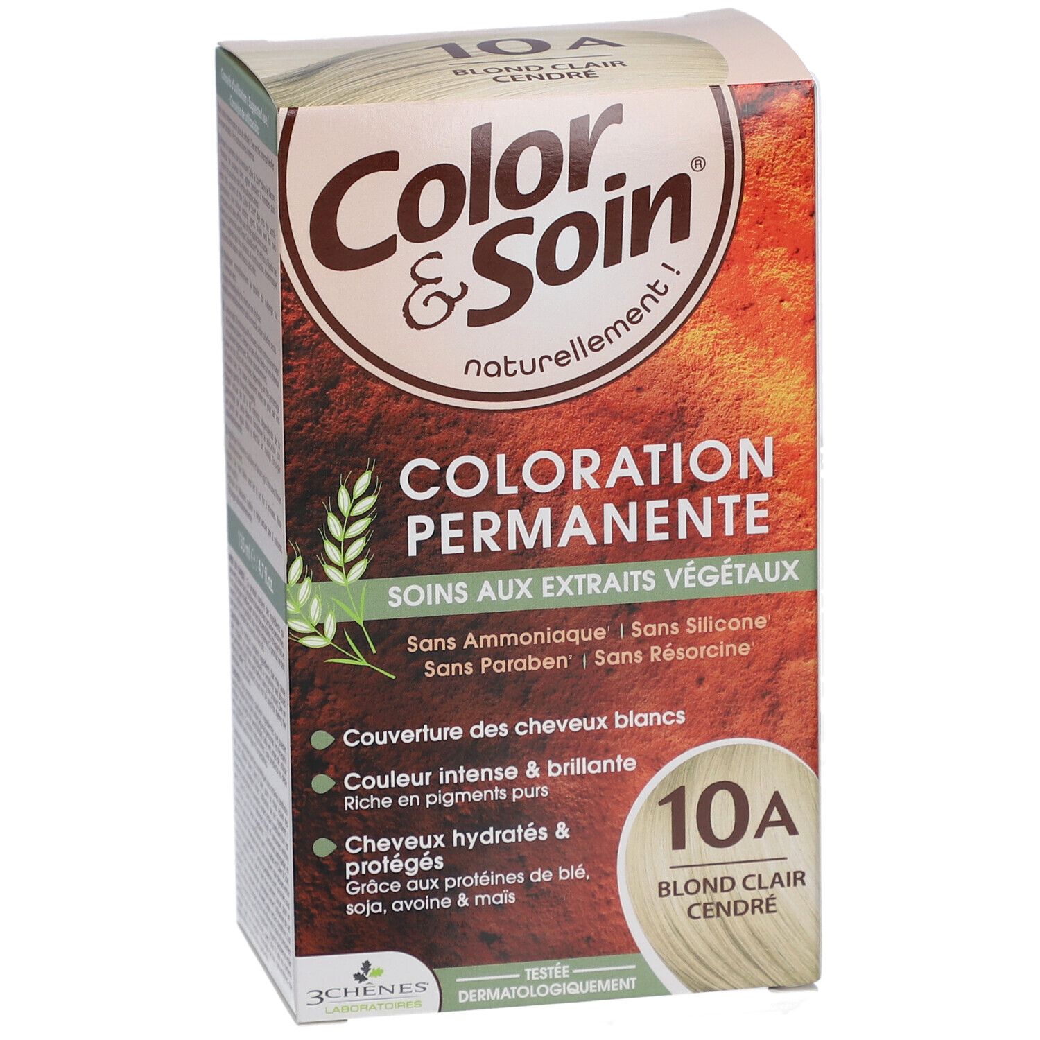 Color & Soin® Dauerhafte Haarfarbe 10A Helles Aschblond