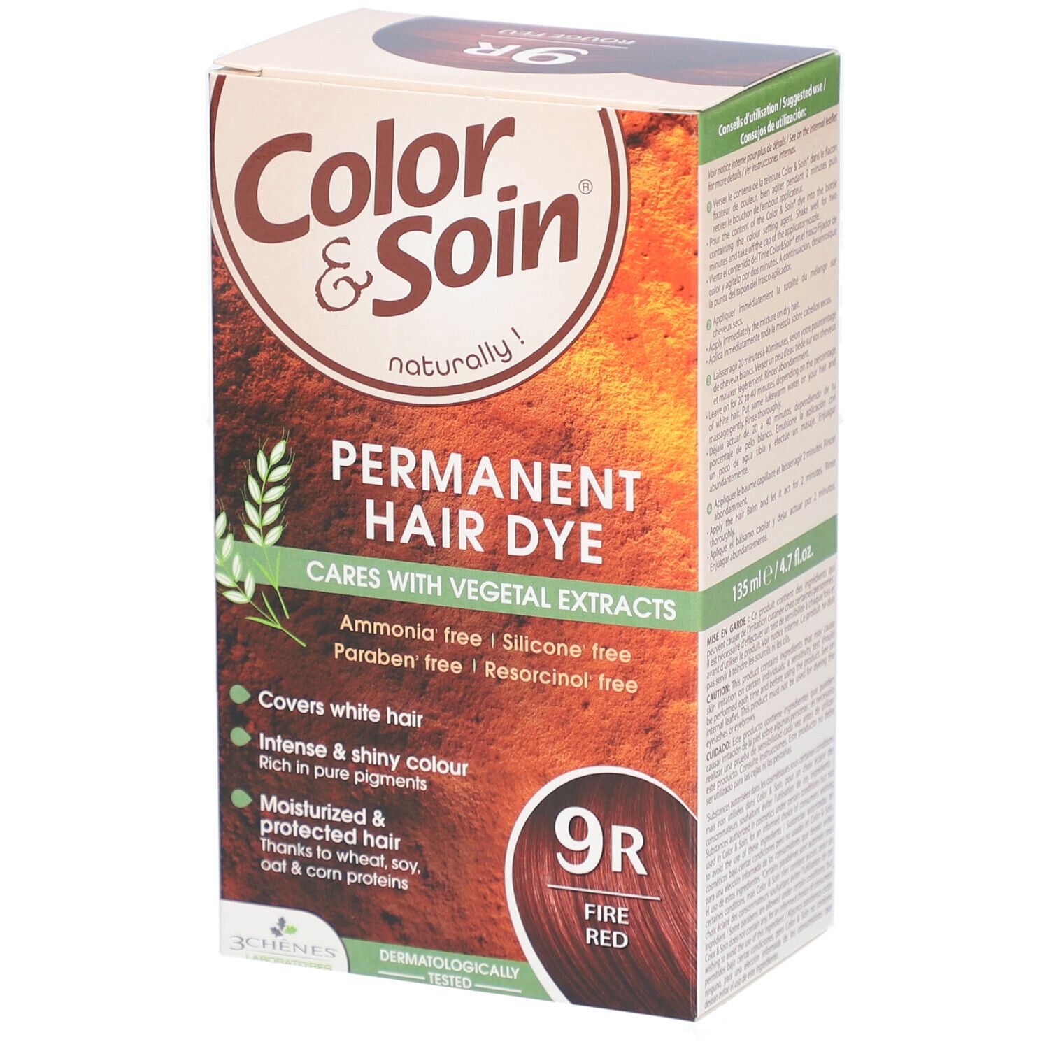 Les 3 Chênes Color & Soin Coloration 9R Feuerrot