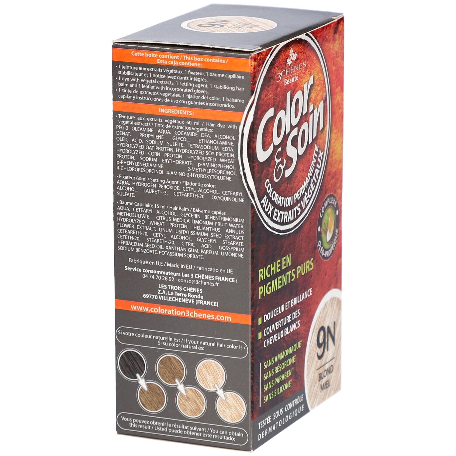 Les 3 Chênes Color & Pflege 9N Honigblond