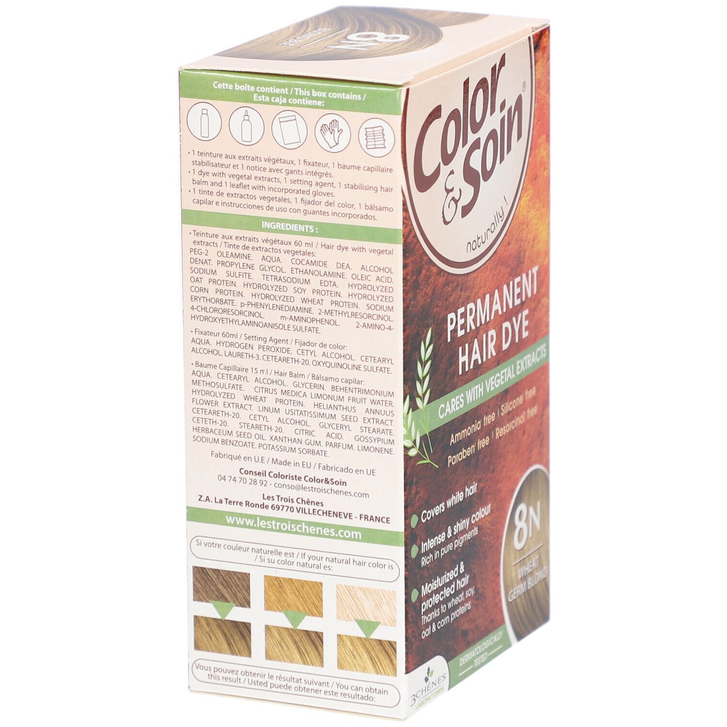 Les 3 Chênes Color & Pflege 8N Weizenblond