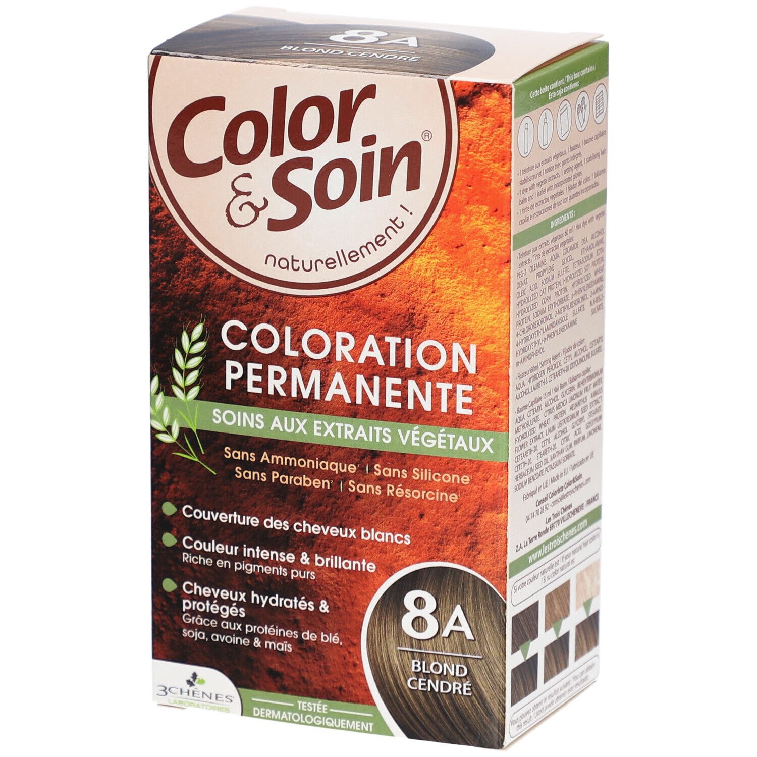 Les 3 Chênes Color & Soin Coloration 8A Aschblond