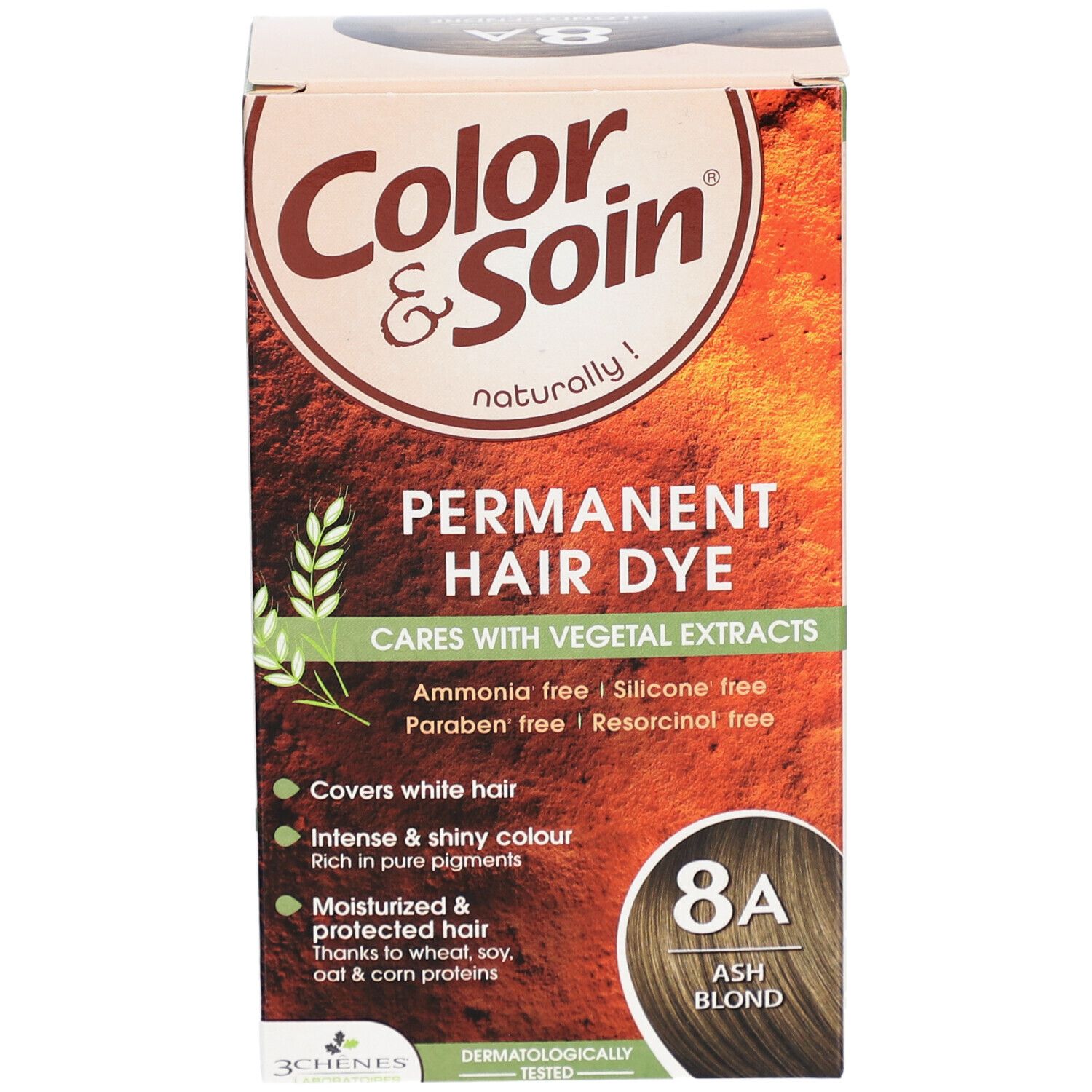 Les 3 Chênes Color & Soin Coloration 8A Aschblond