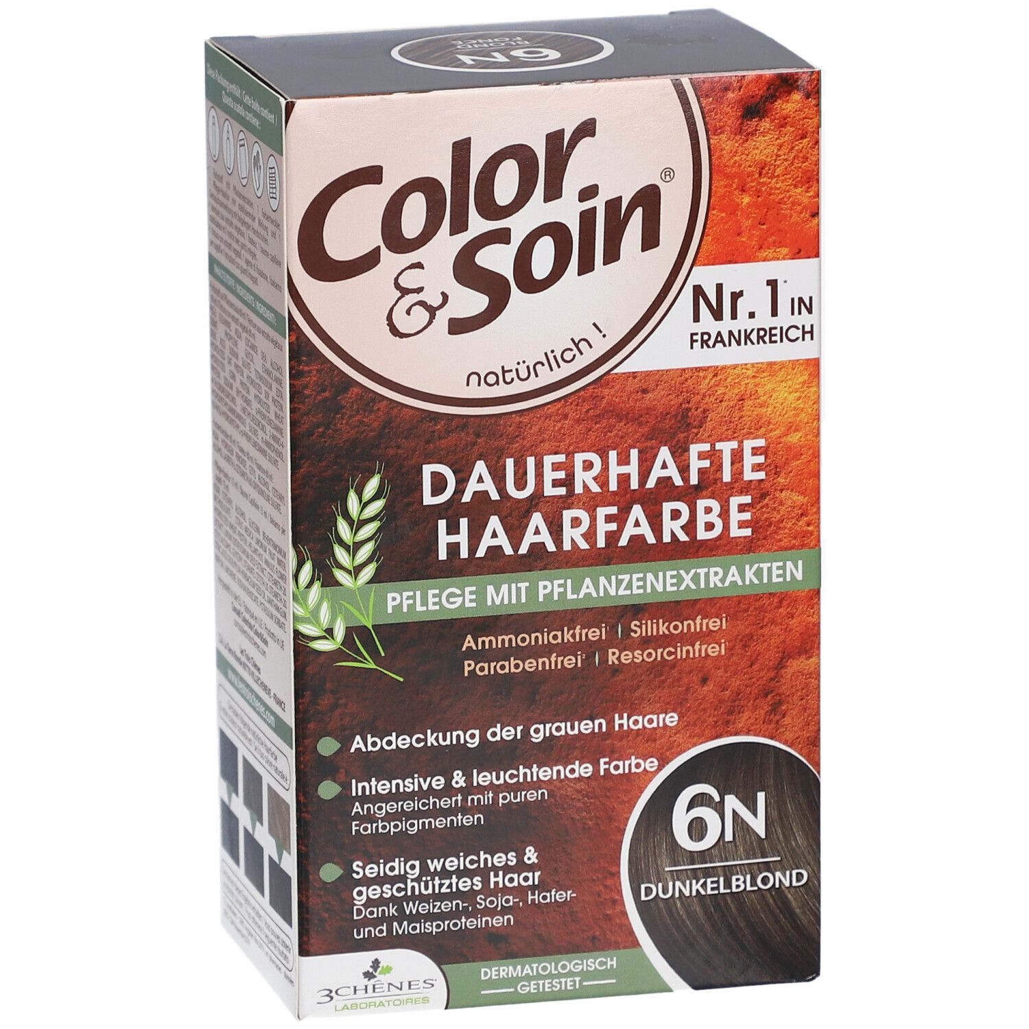 Color & Soin® Dauerhafte Haarfarbe 6N Dunkelblond