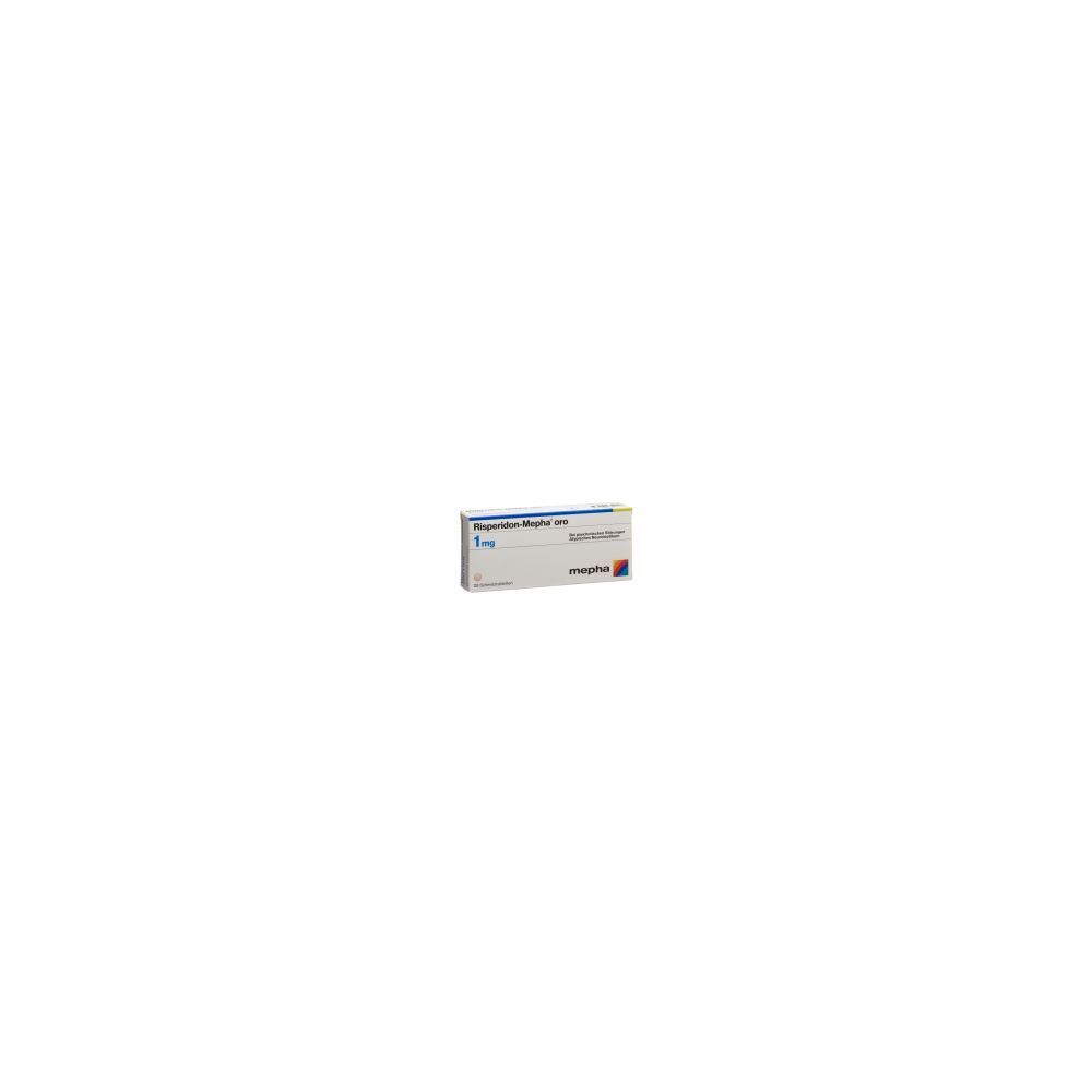 RISPERIDON Mepha oro Schmelztabl 1 mg 28 Stk