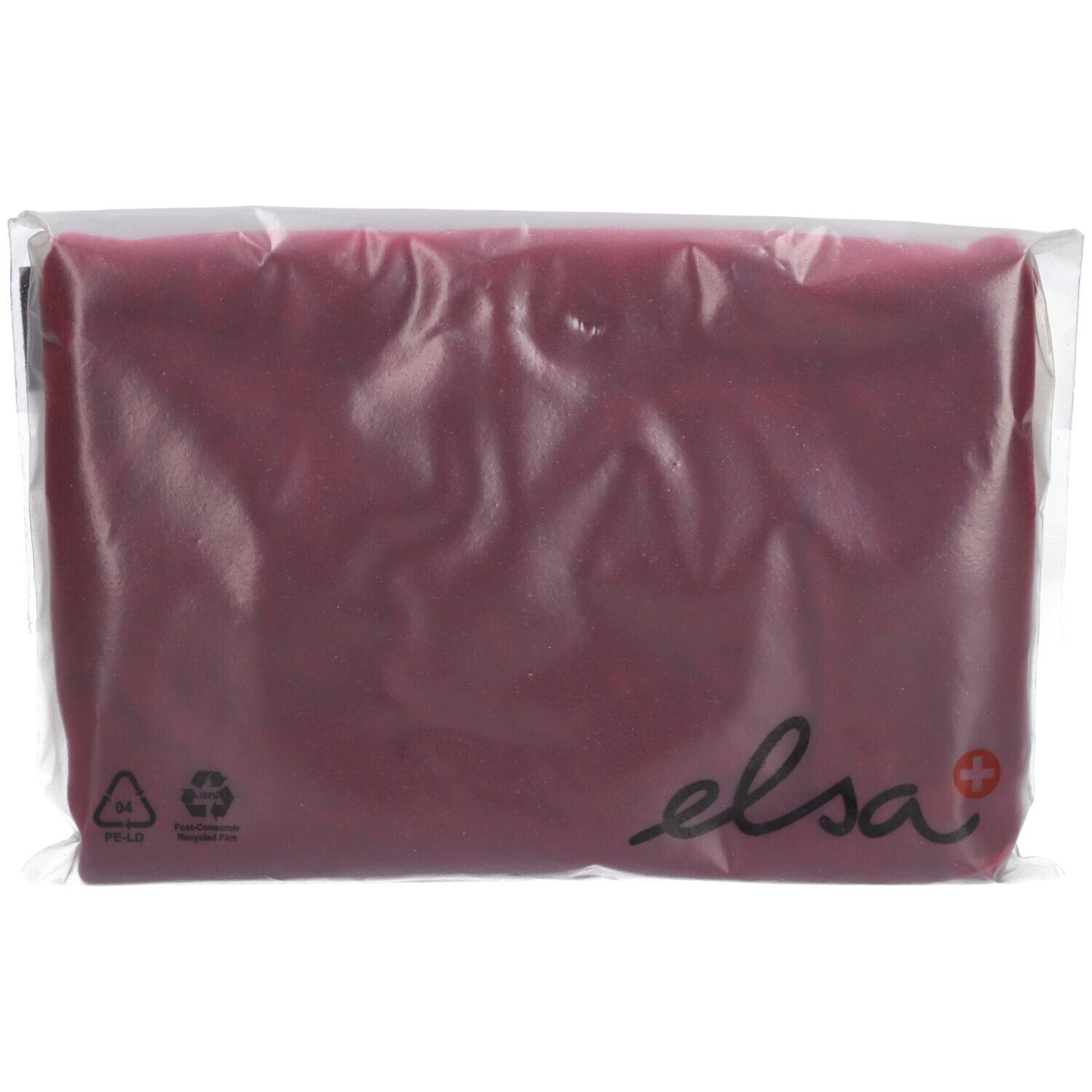 ELSA Kissenbezug 50x11cm Velours bordeaux