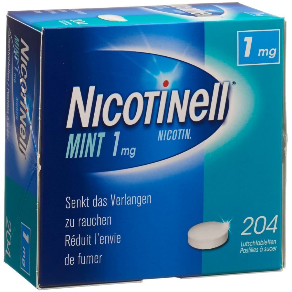 NICOTINELL Lutschtabl 1 mg mint 204 Stk