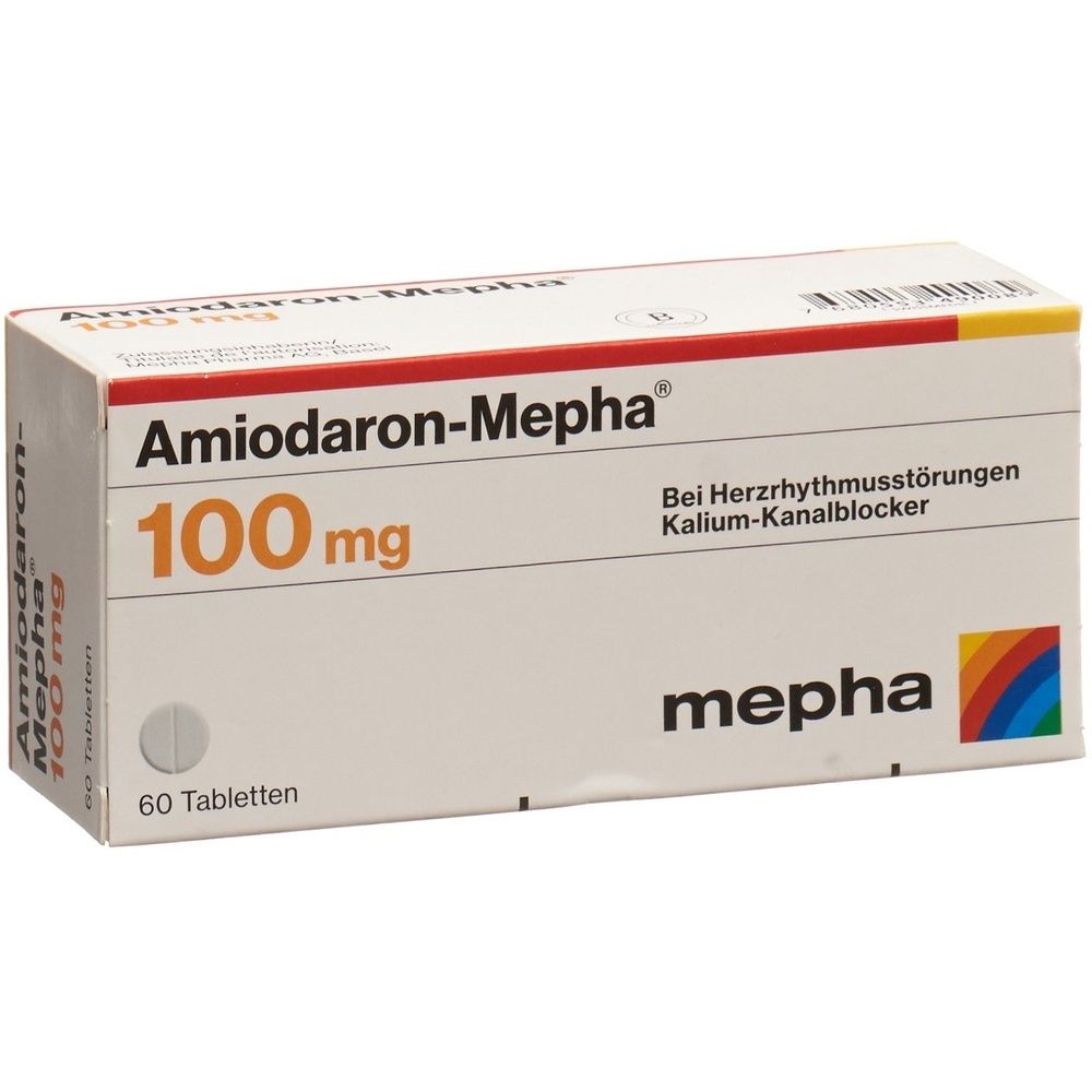 AMIODARON Mepha Tabl 100 mg SDO