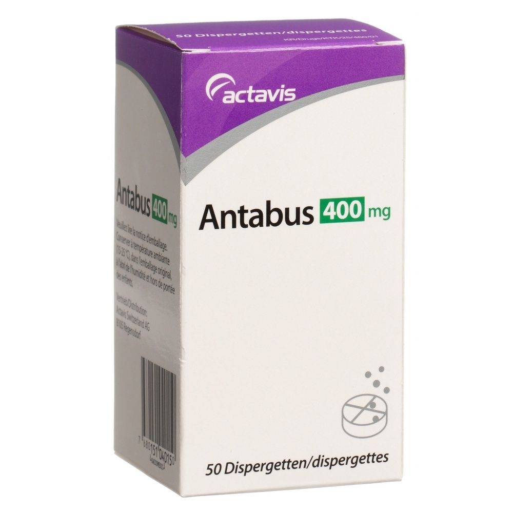 ANTABUS Dispergetten Tabl 400 mg SDO
