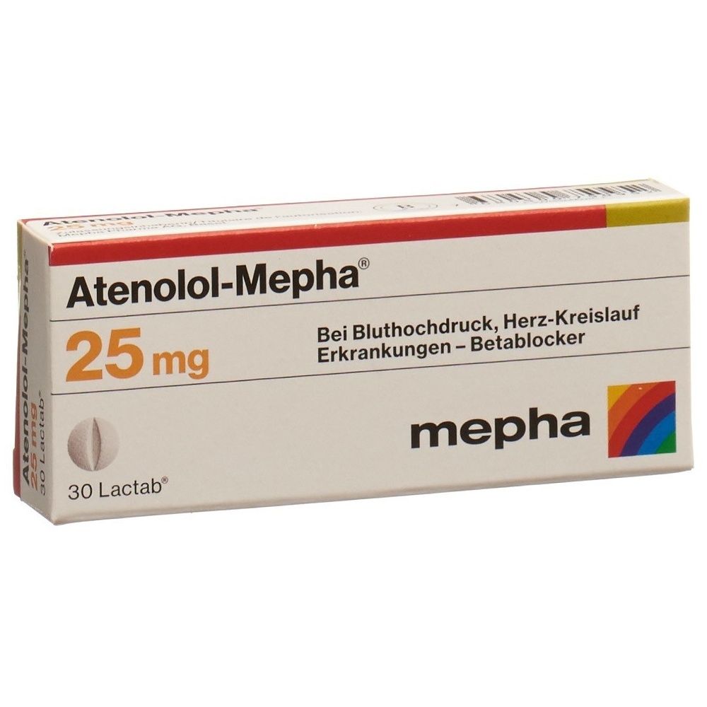 ATENOLOL Mepha Lactab 25 mg SDO
