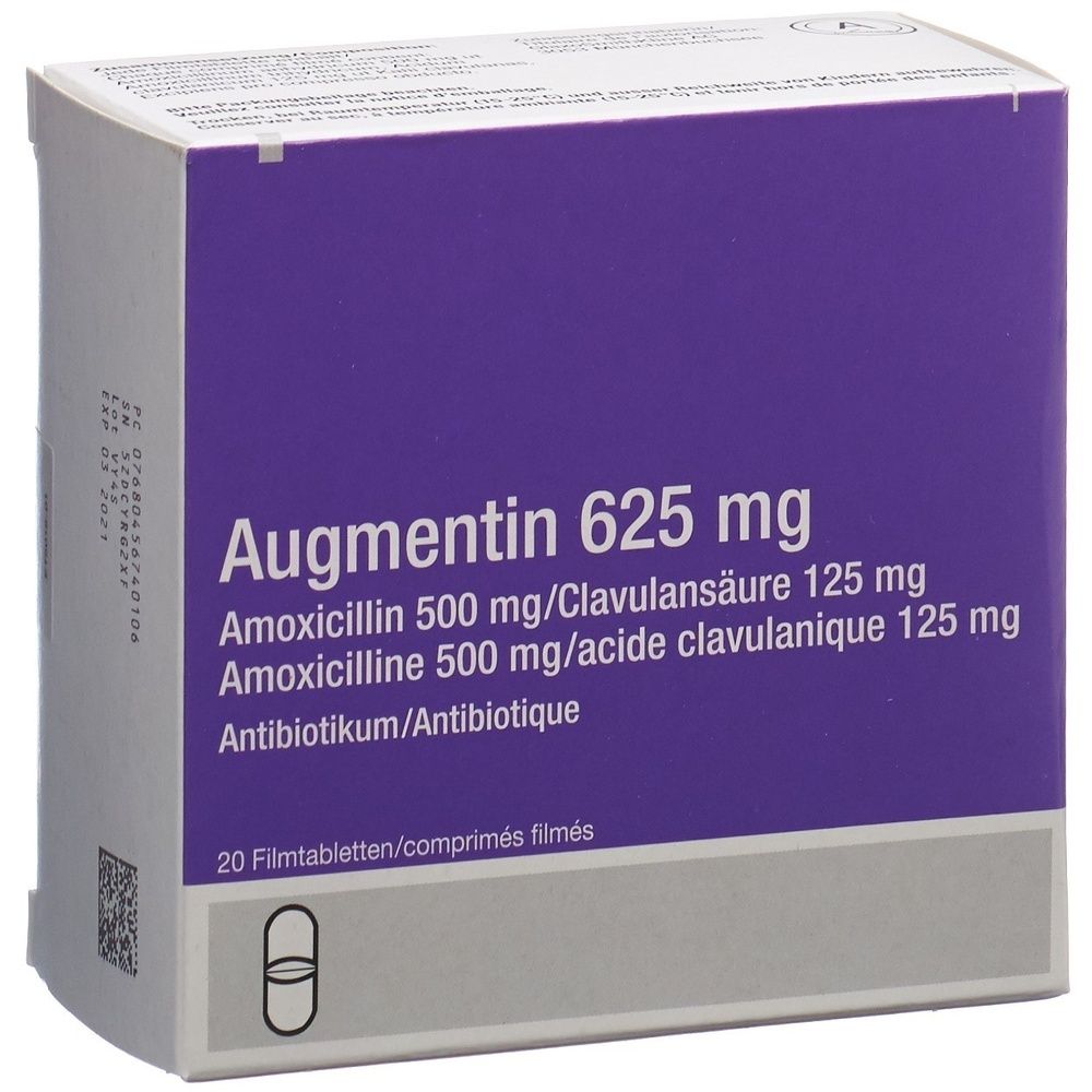 AUGMENTIN Filmtabl 625 mg Erw SDO