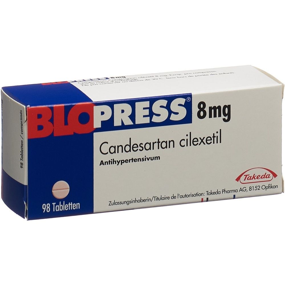 BLOPRESS Tabl 8 mg SDO
