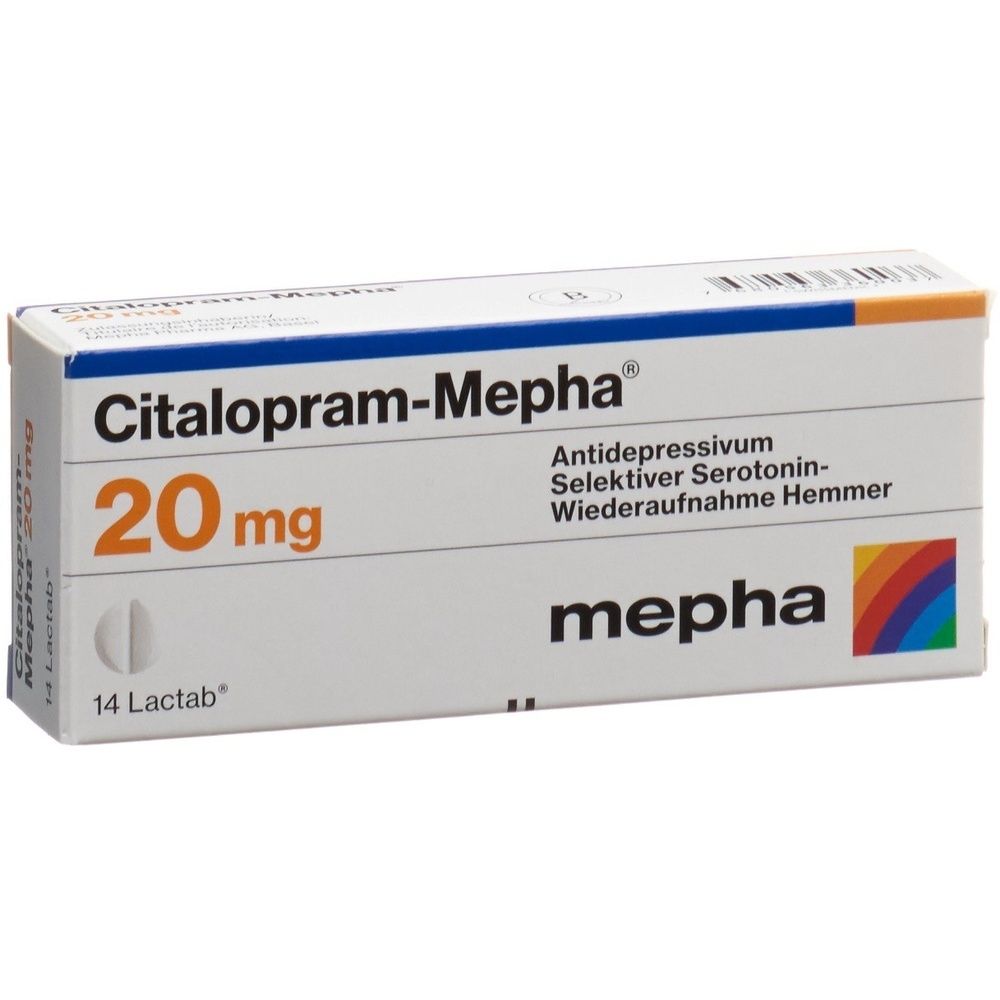 CITALOPRAM Mepha Filmtabl 20 mg SDO