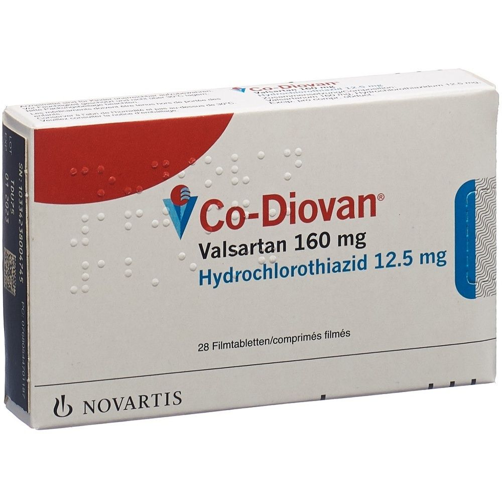 CO-DIOVAN Filmtabl 160/12.5 mg SDO