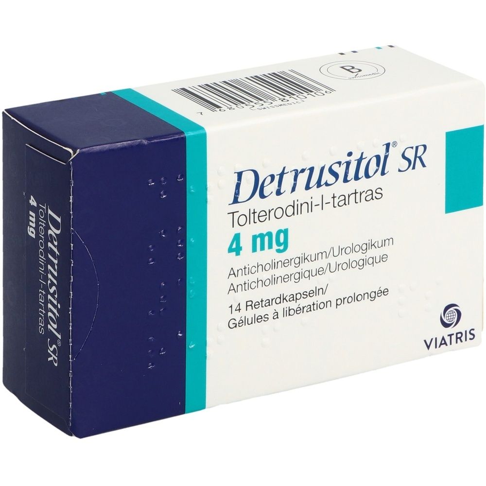 DETRUSITOL SR Ret Kaps 4 mg SDO