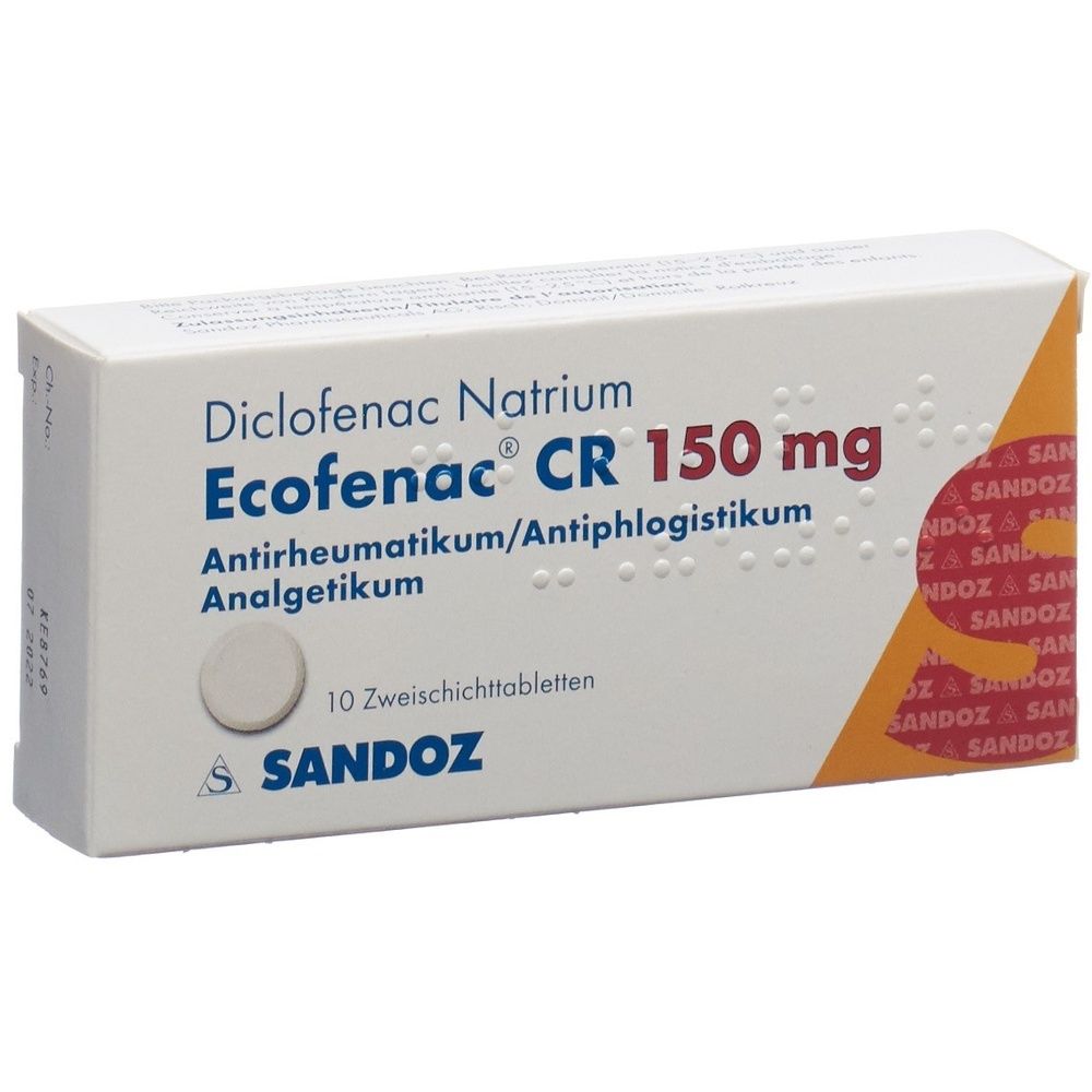 ECOFENAC CR Tabl 150 mg SDO