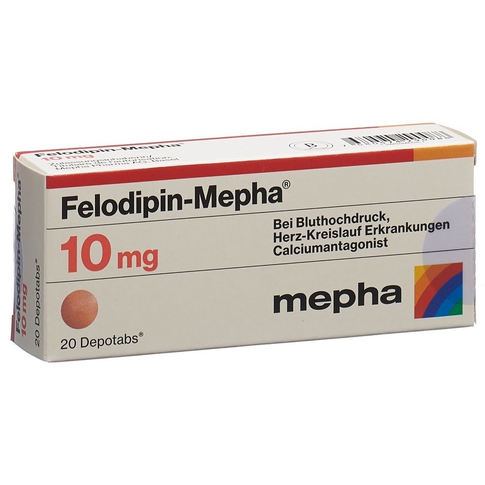 FELODIPIN Mepha Ret Tabl 10 mg SDO