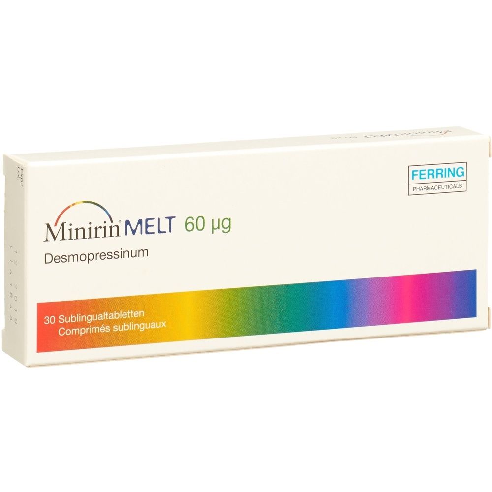 MINIRIN Melt Subling Tabl 60 mcg SDO